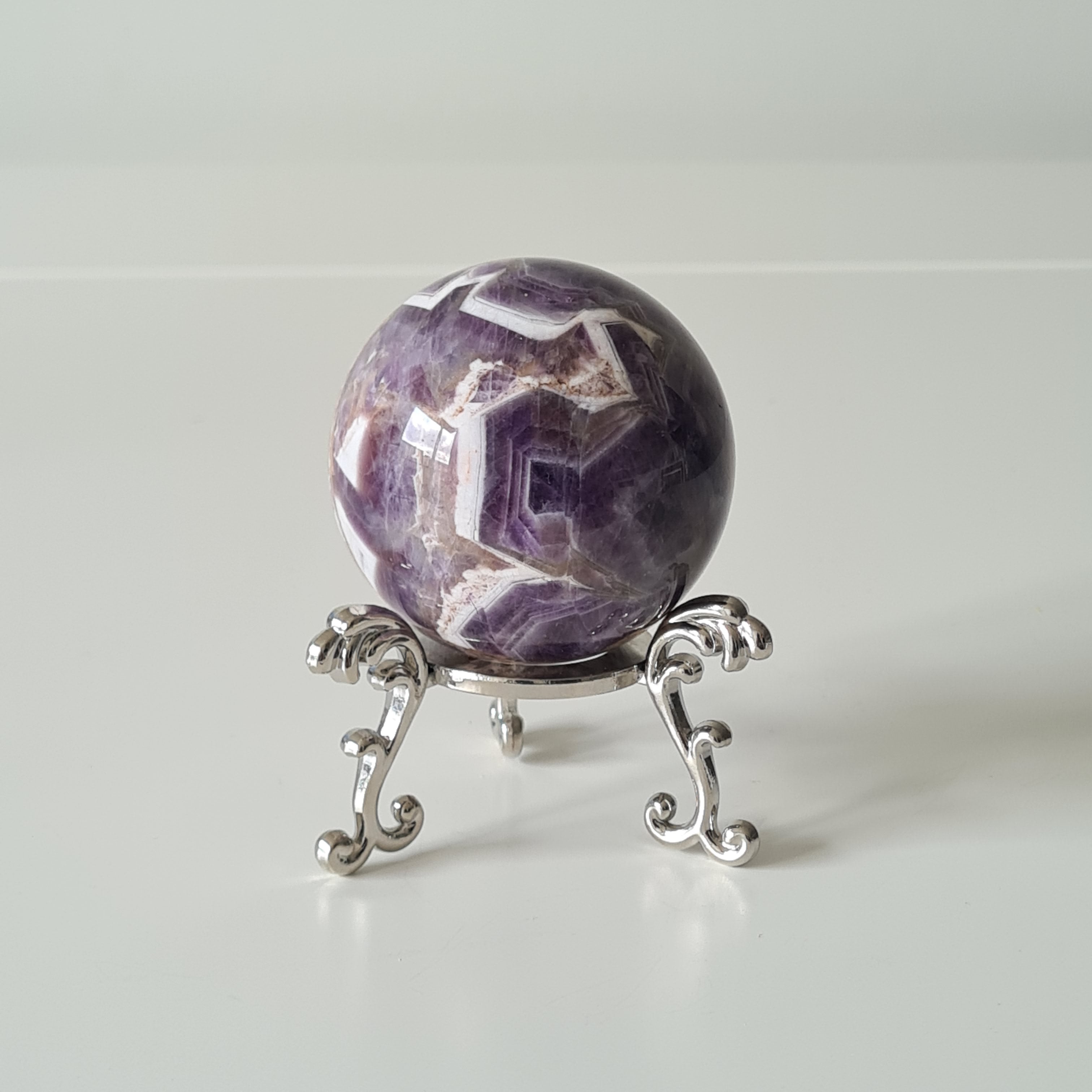 Chevron Amethyst Sphere | 300 g