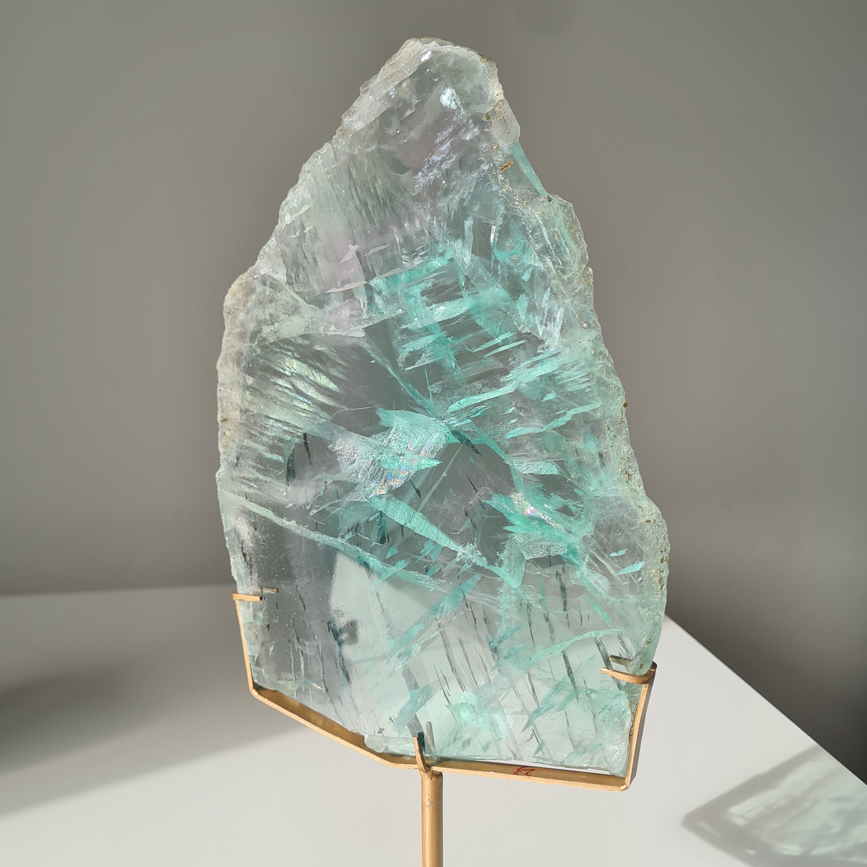 Fluorite Dream Portal On Custom Stand | 35 cm tall with stand