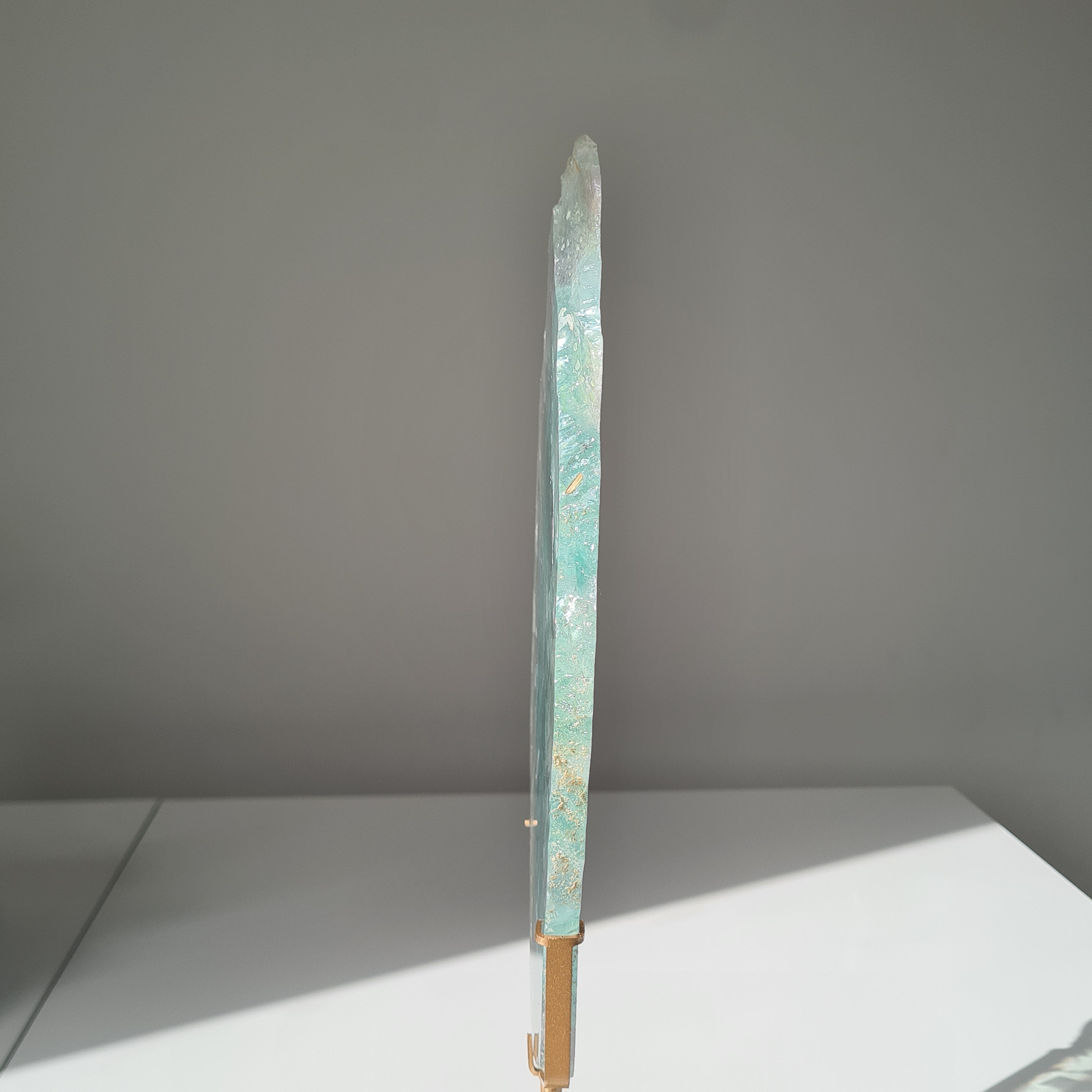 Fluorite Dream Portal On Custom Stand | 40.5 cm tall with stand