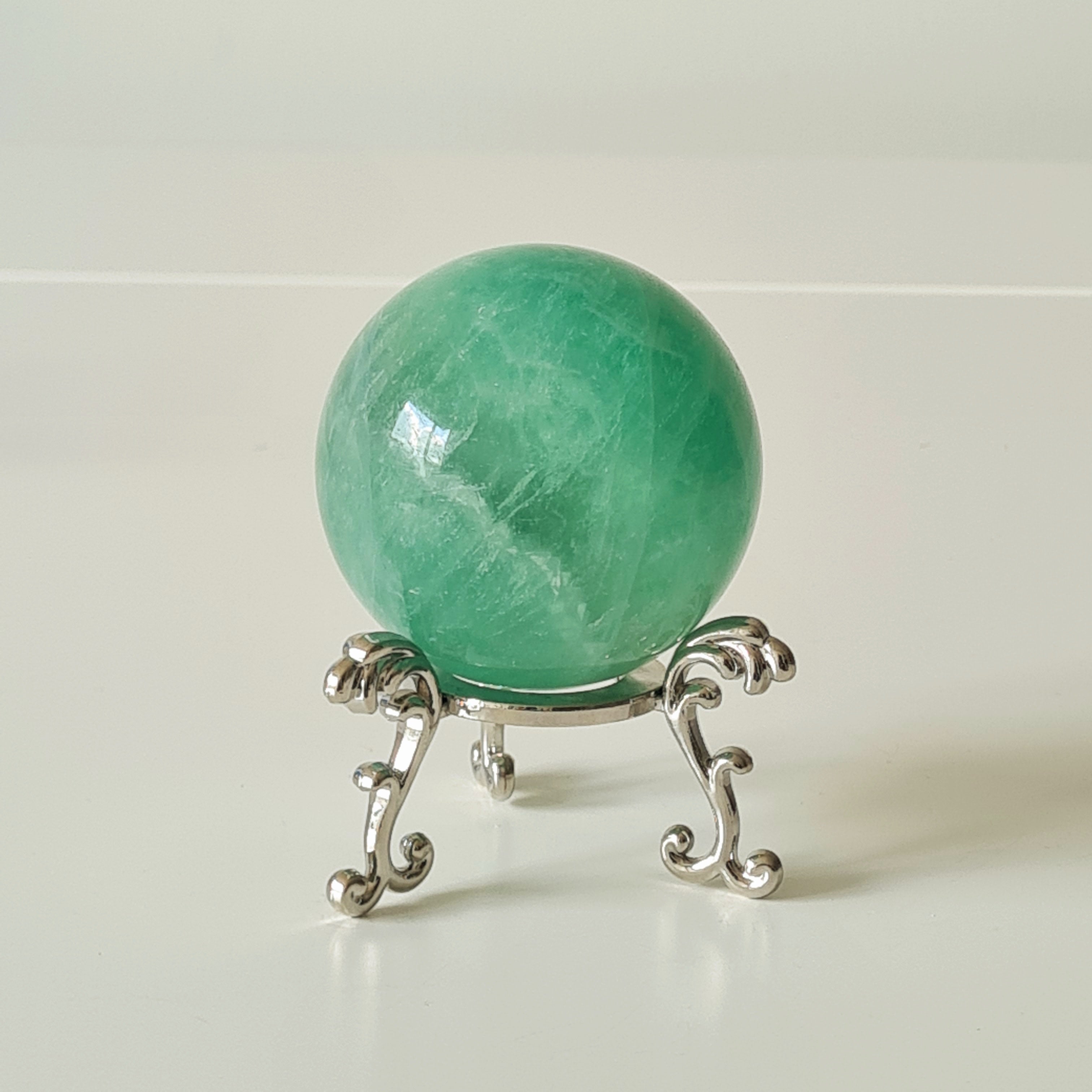 Fluorite Sphere | Granny Smith Apple Colour | 450 g