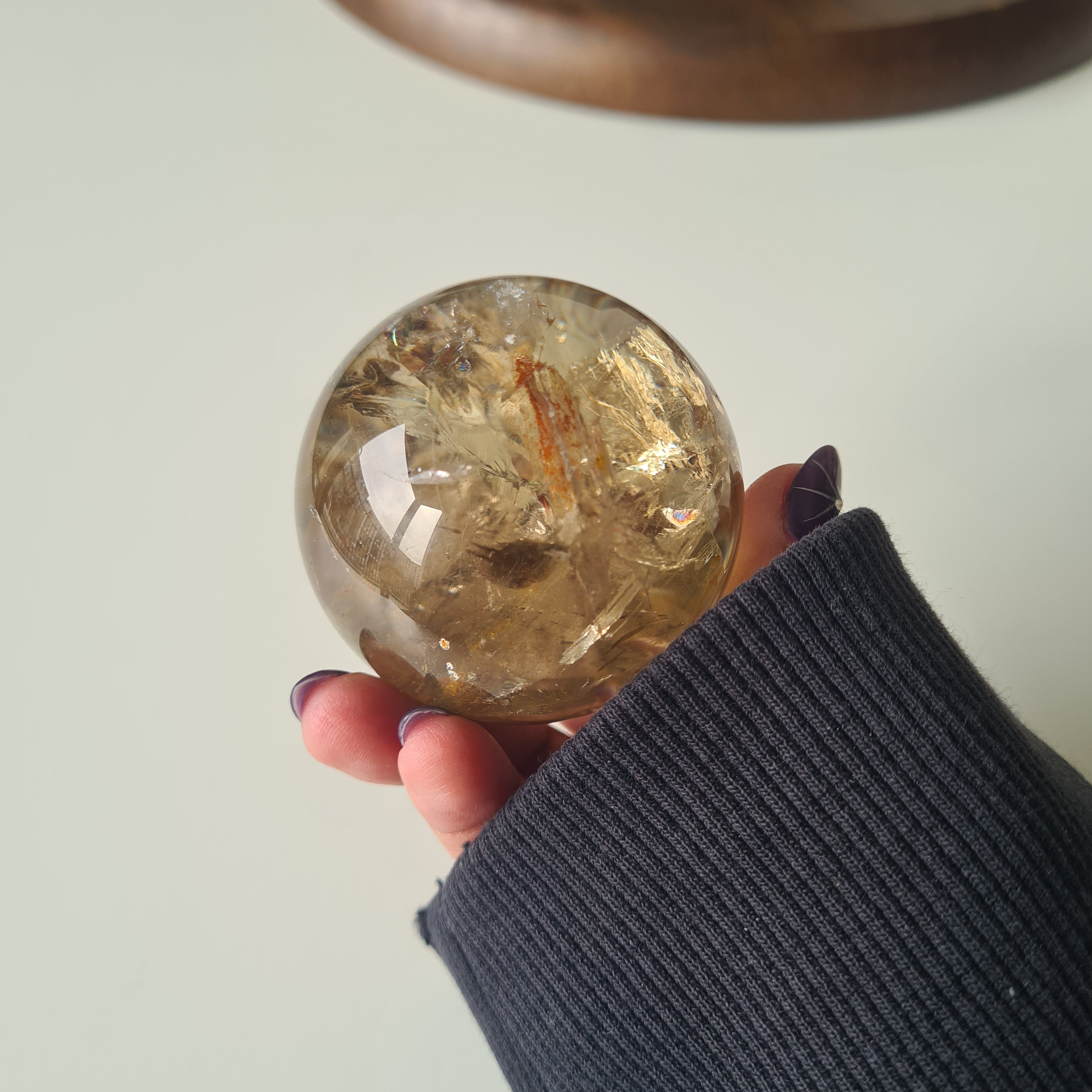 Citrine Sphere | A | 228 g | 5 cm