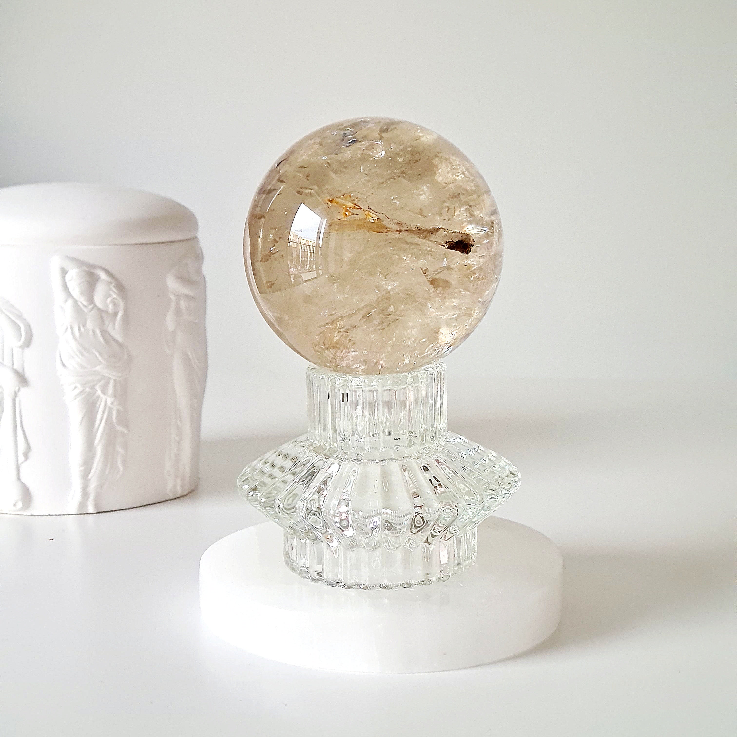 Citrine Sphere with stand | 489 g