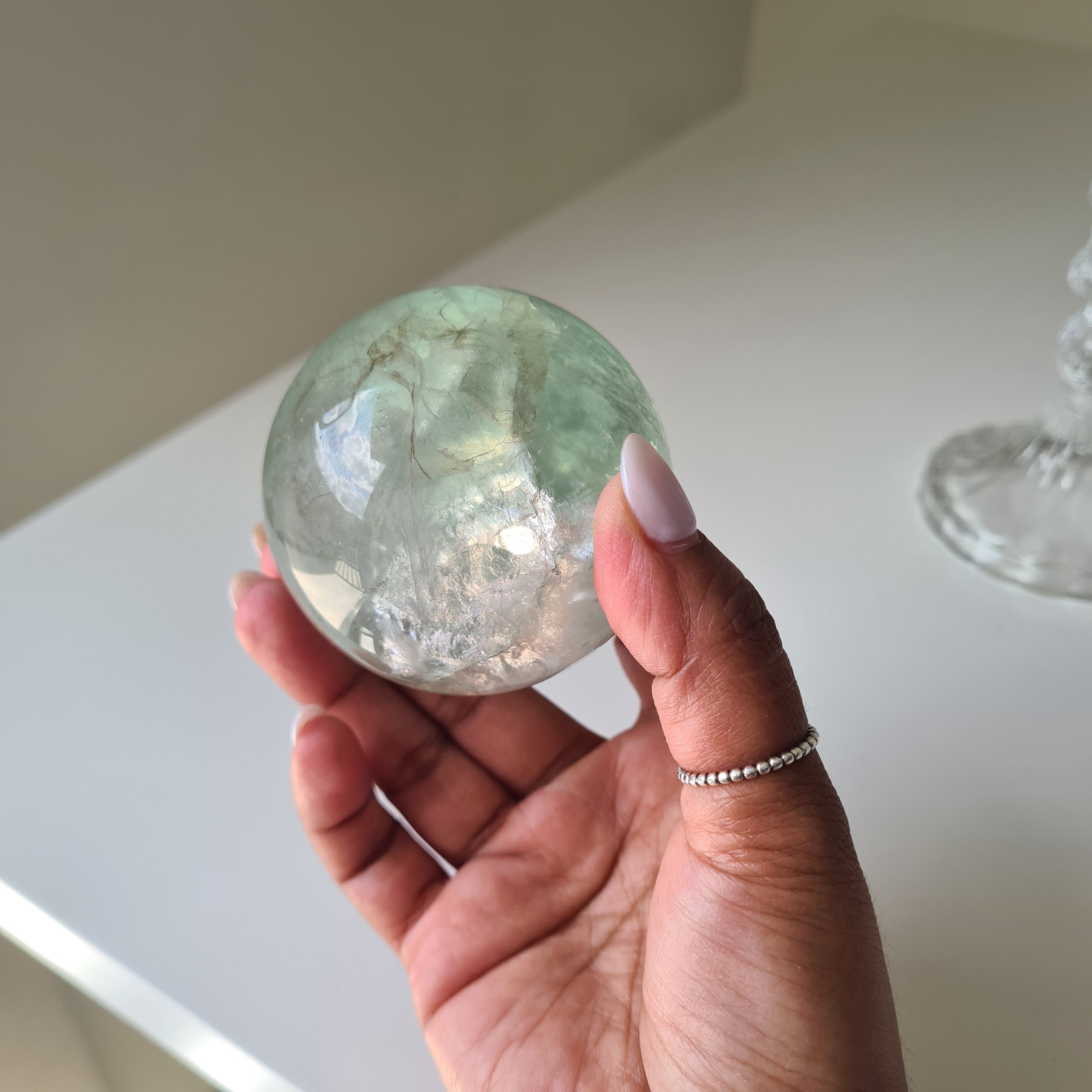 Intergalactic Fluorite with stand | a | 6.1 cm