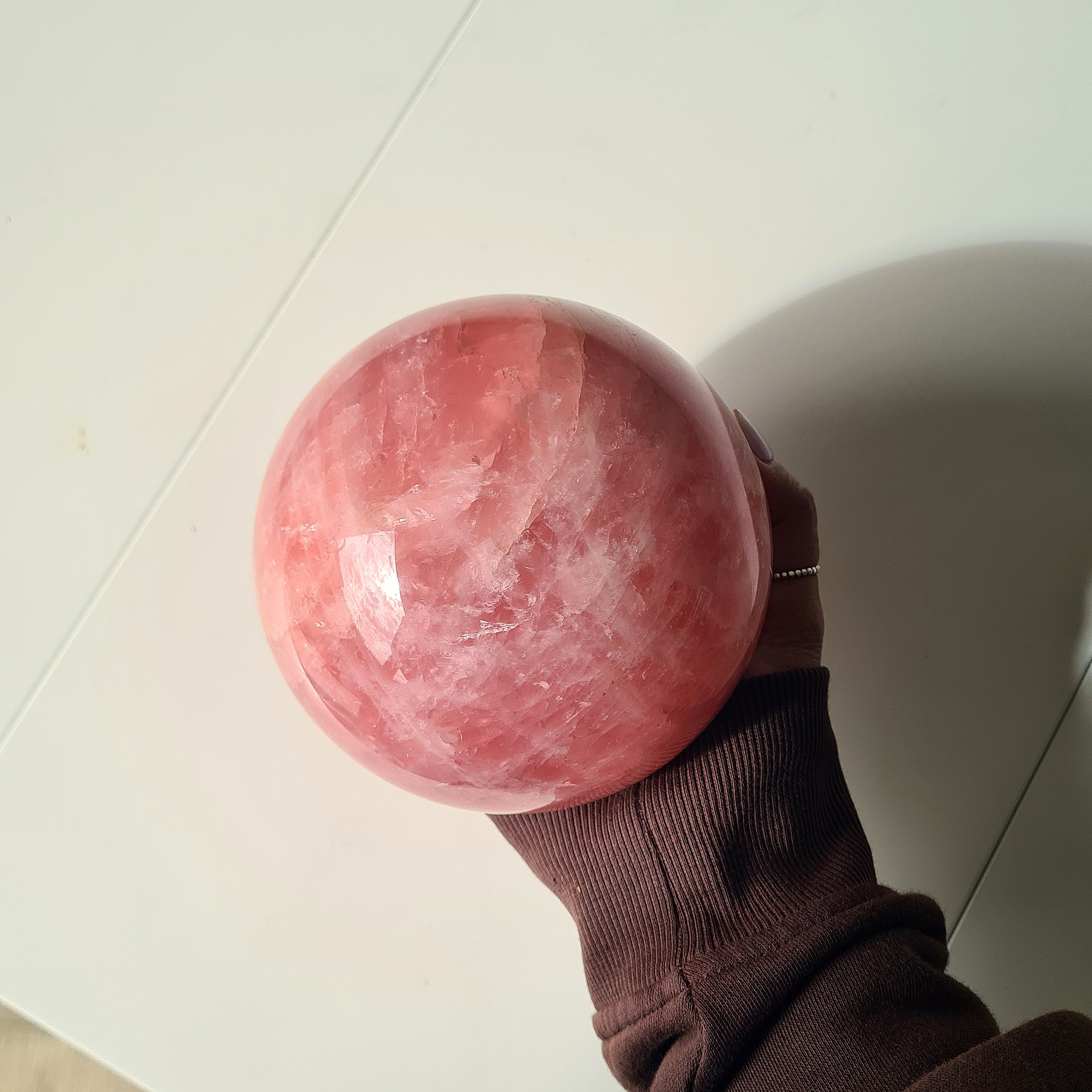 Rose Quartz Sphere🌹 | 2.27 kg | 11 cm