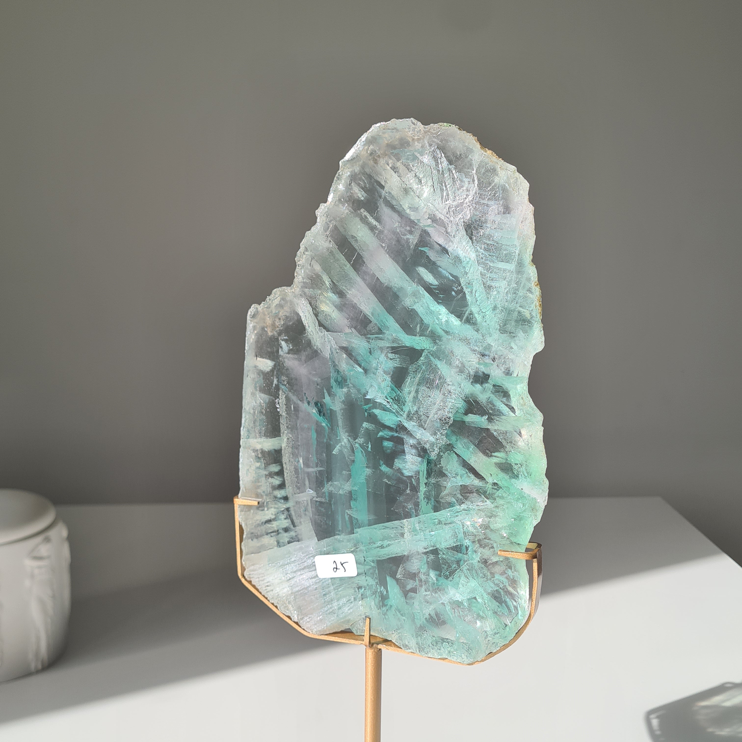 Fluorite Dream Portal On Custom Stand | 33 cm tall with stand