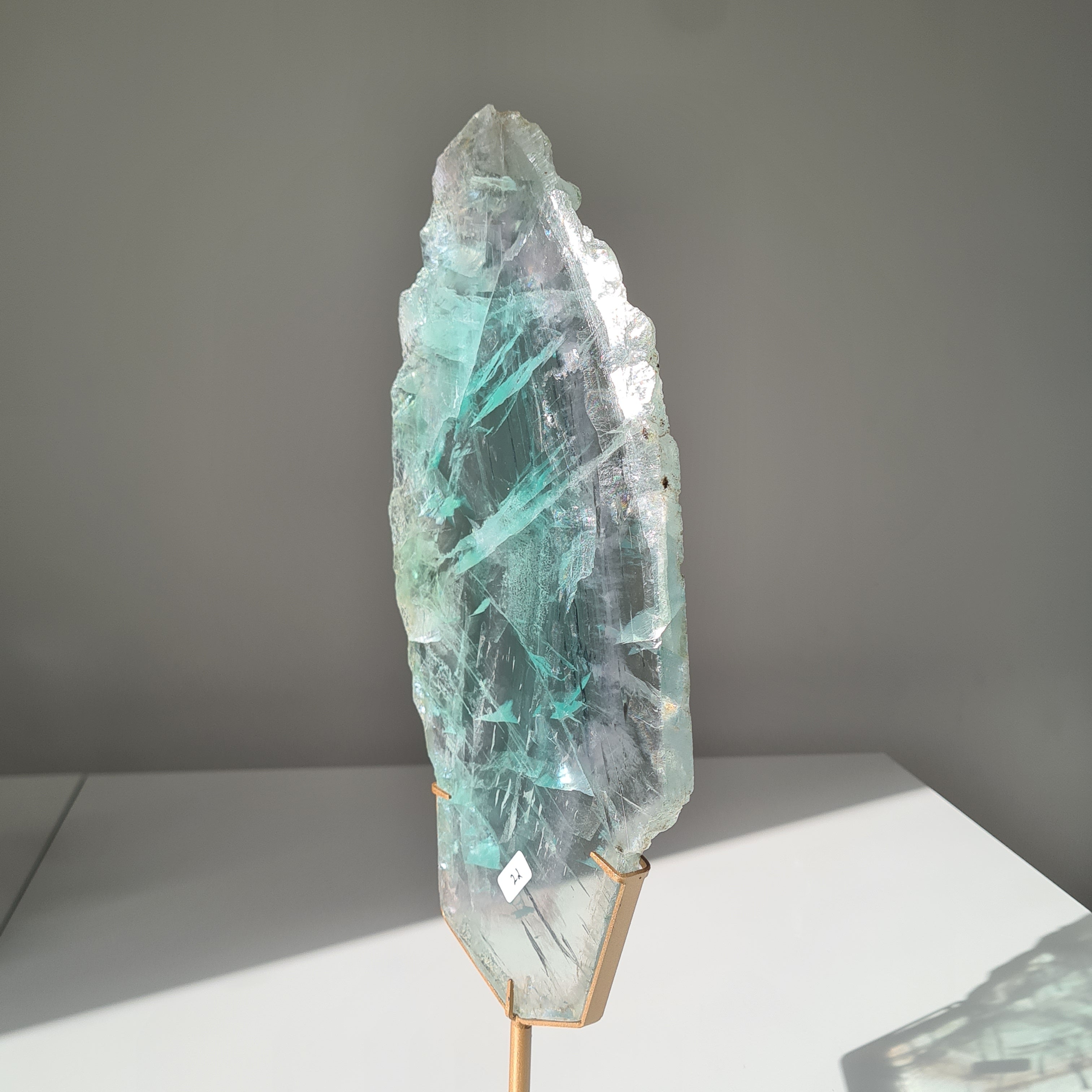 Fluorite Dream Portal On Custom Stand | 40.5 cm tall with stand