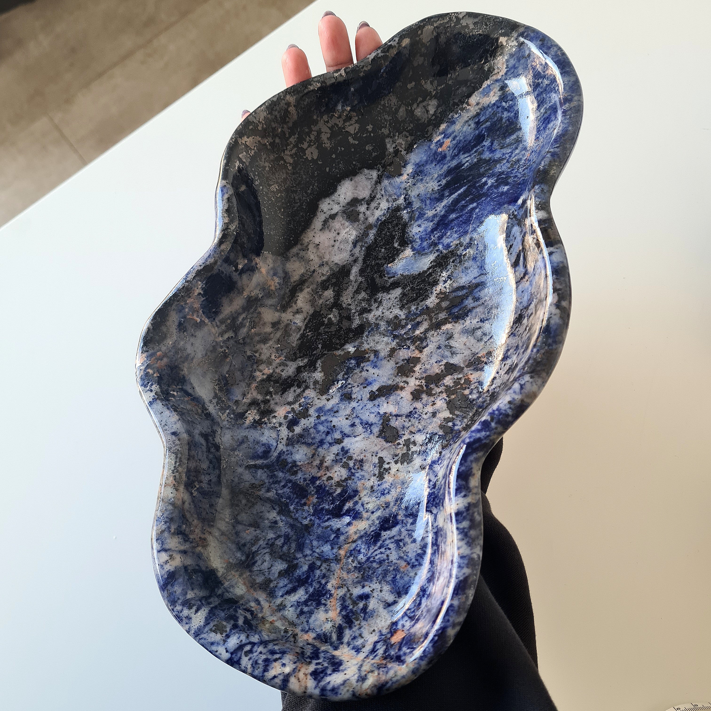Sodalite Crystal Bowl | XL | Appx 30 cm