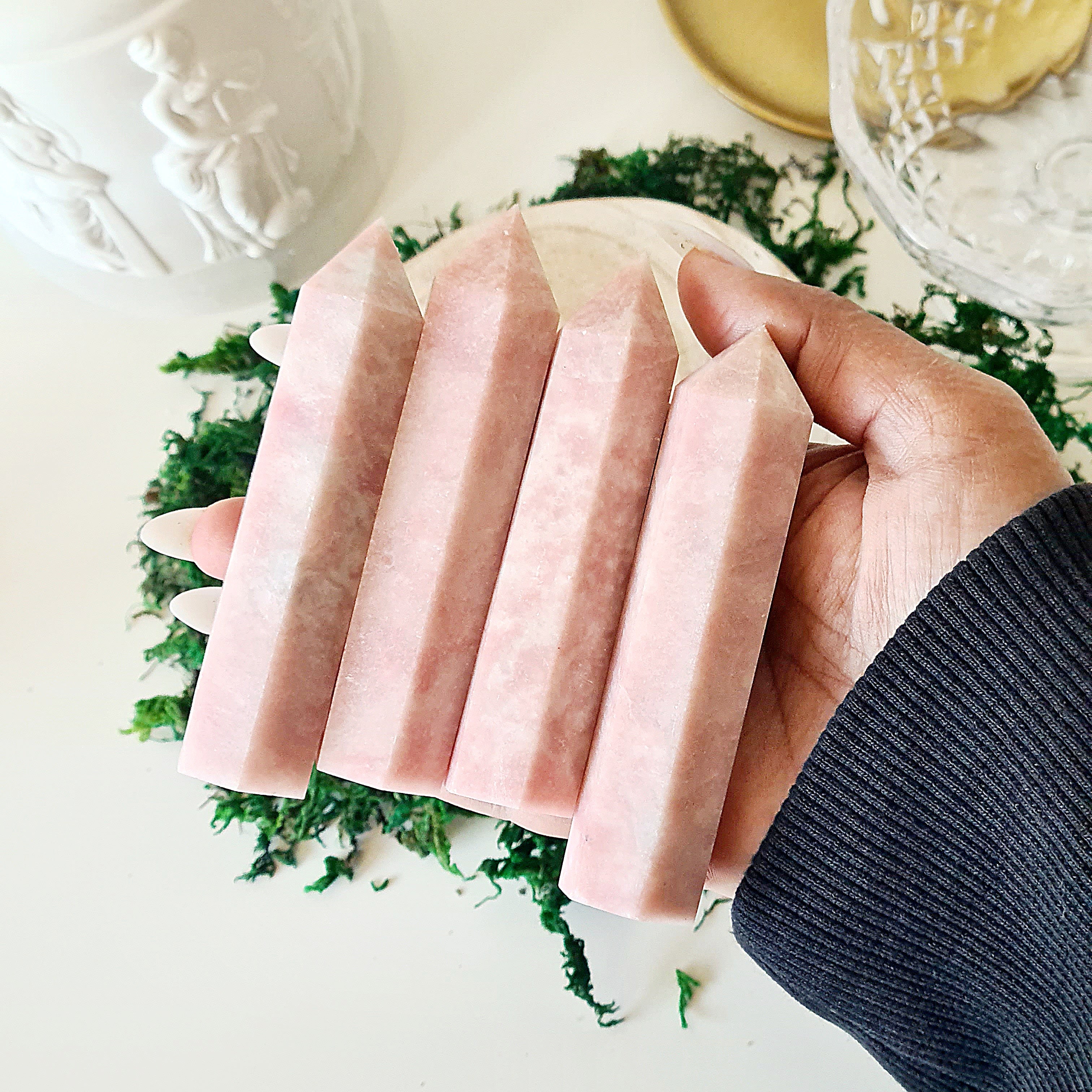 Pink Opal Crystal Point | 1 Piece