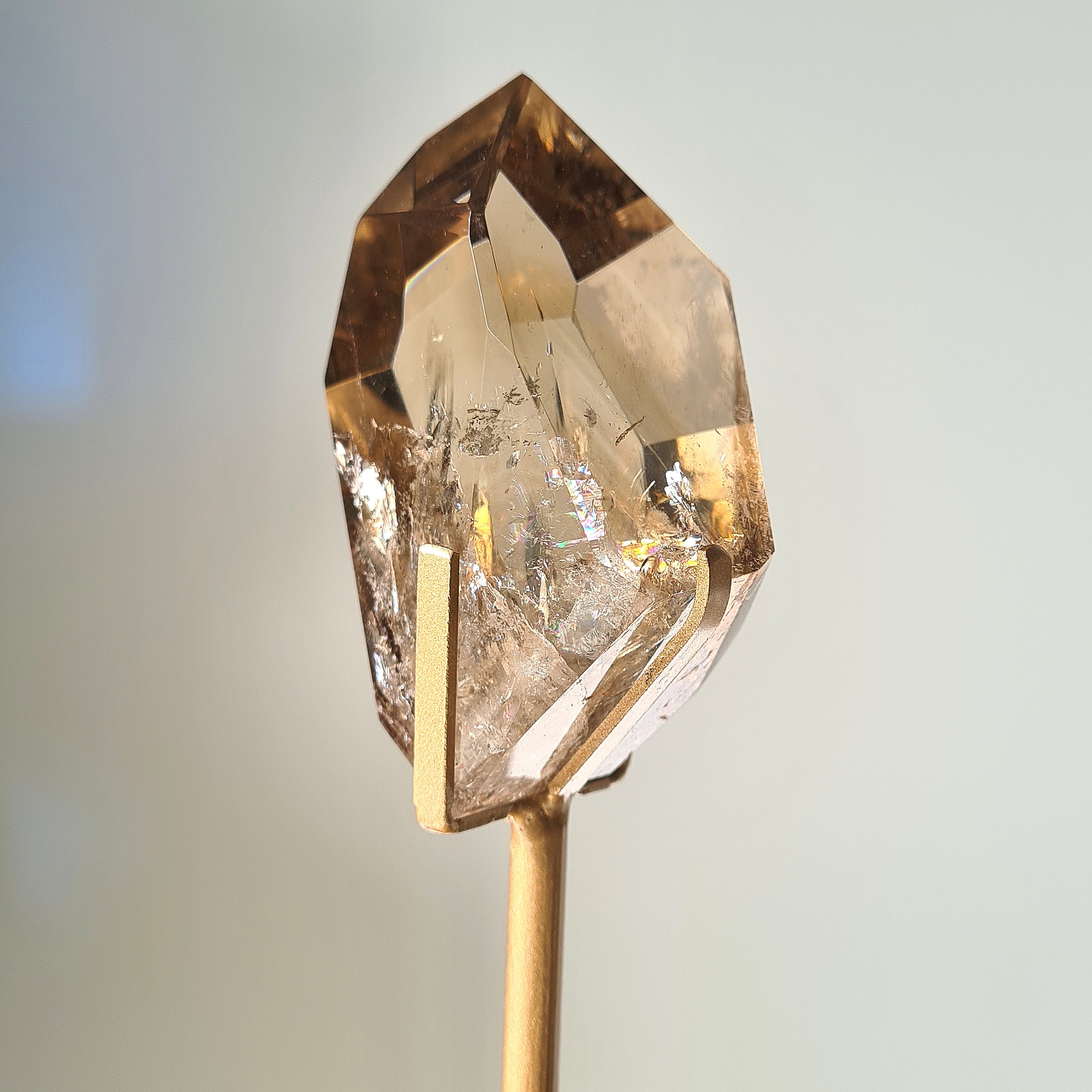 Citrine Free Form on custom stand | B