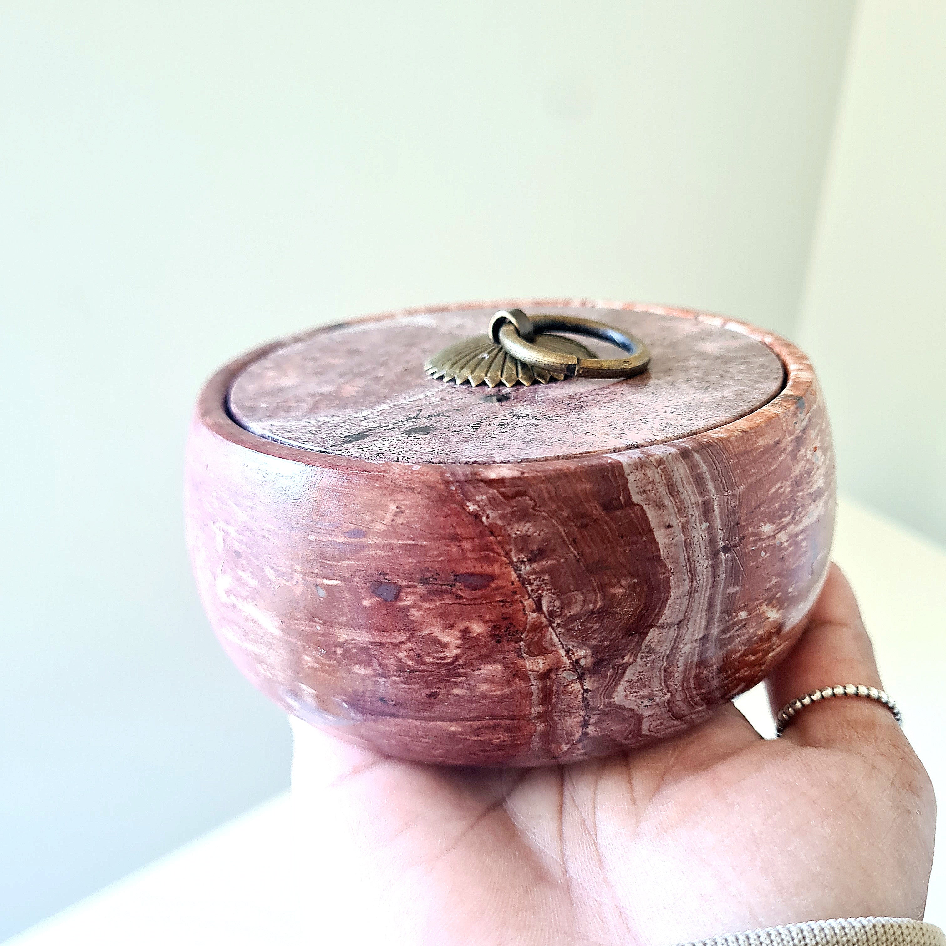 Jasper Trinket Dish | A | Appx 10 cm