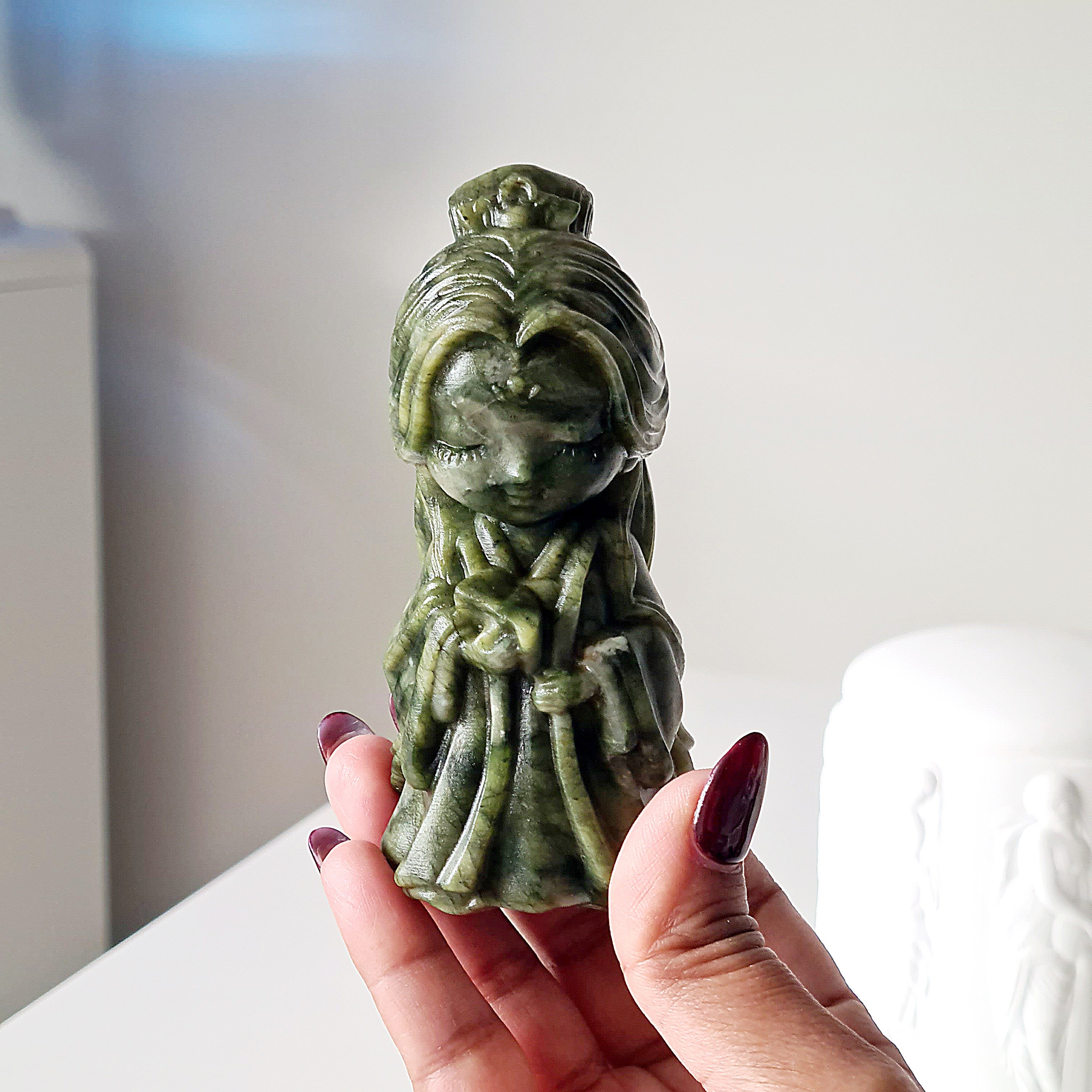 Serpentine Doll Carving | C