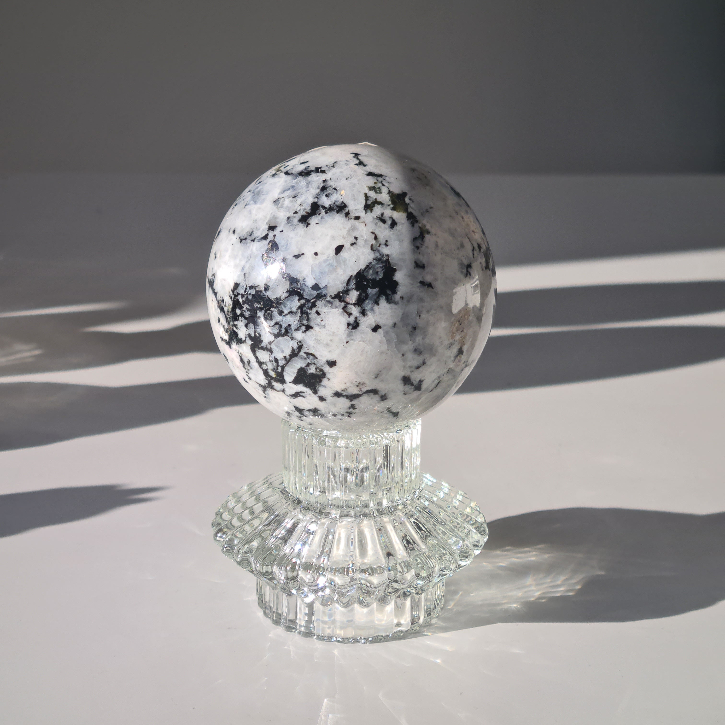 Moonstone 🌙 Sphere with stand