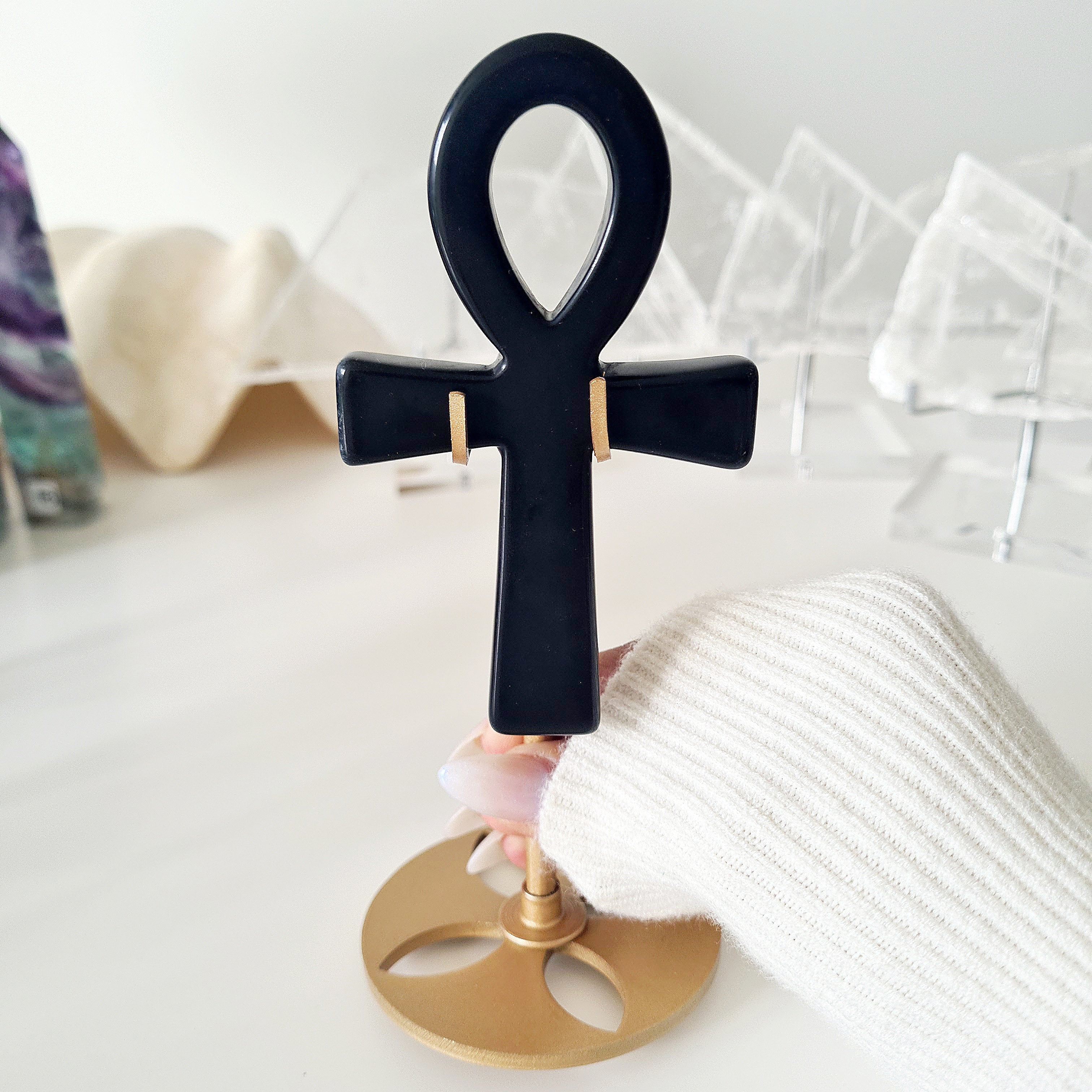 Black Onyx | Ankh | Divine Protection | B