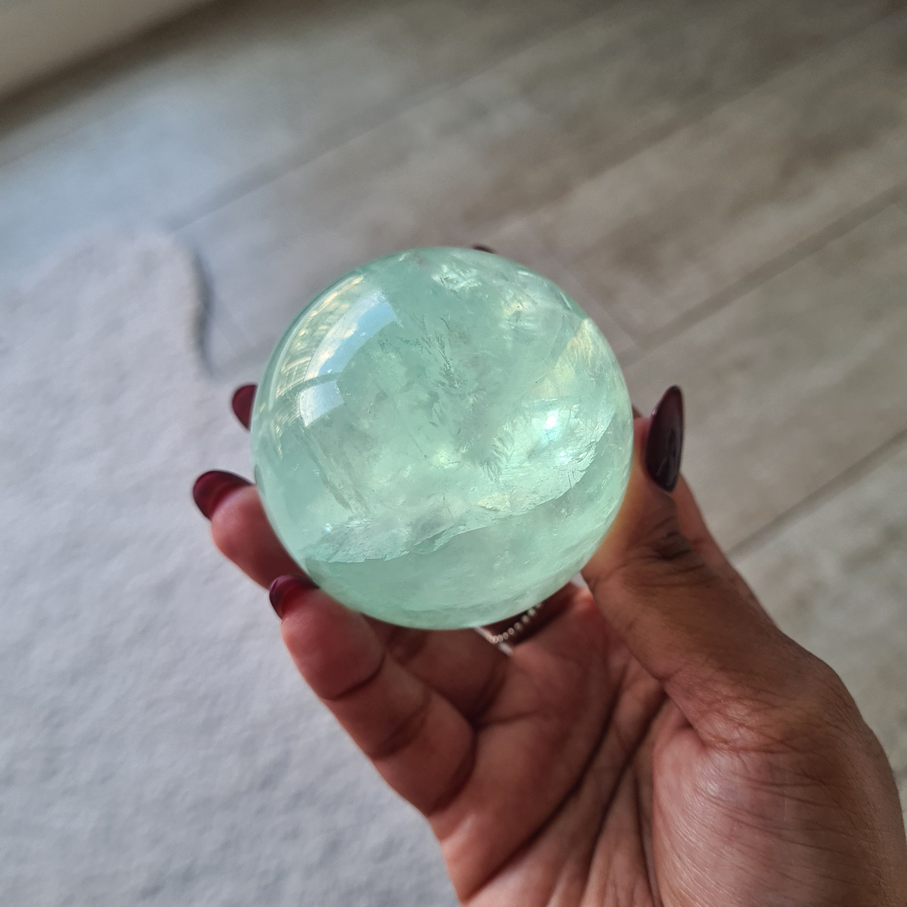 Blue Lake Fluorite with stand | B | 298 g