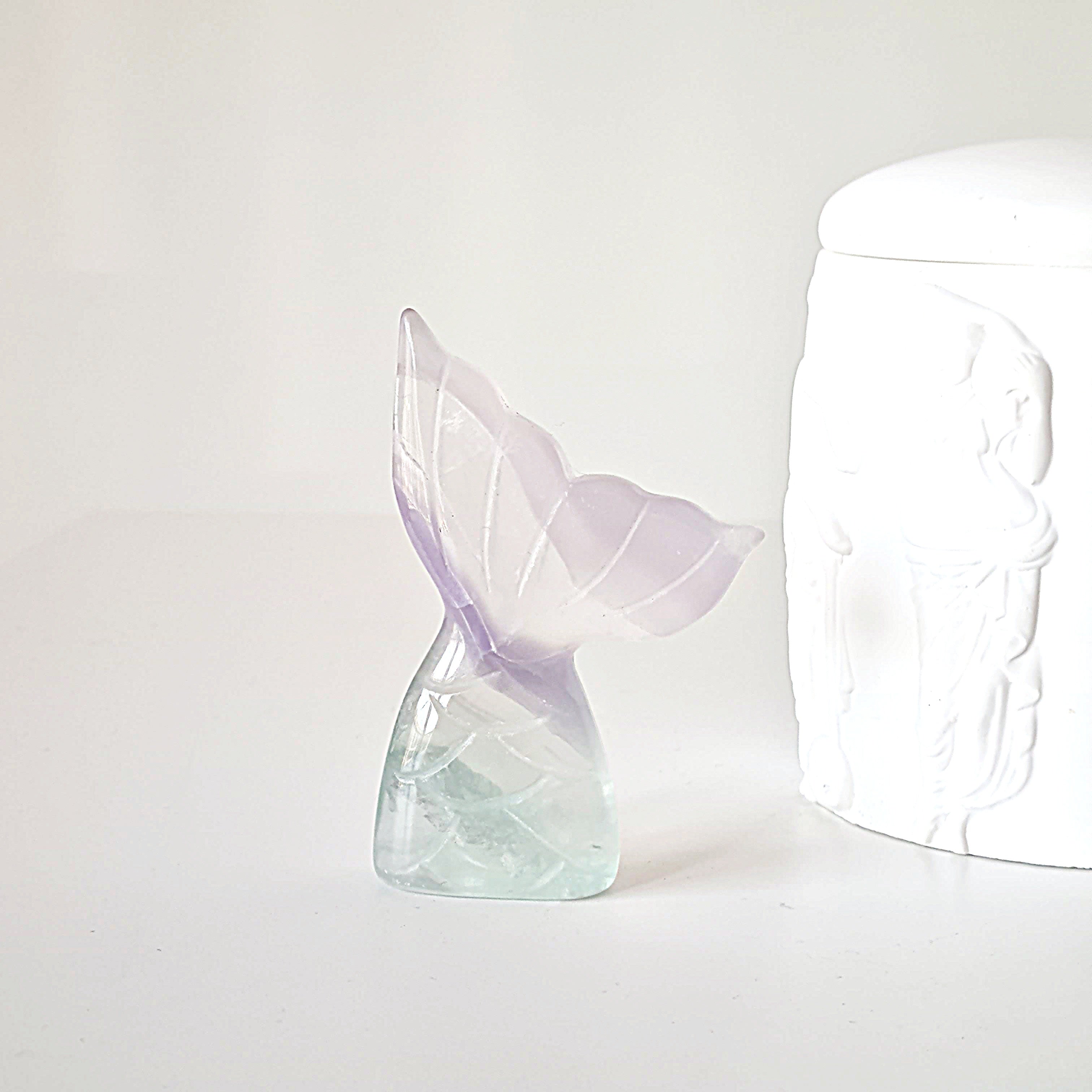 Lilac Fluorite Mermaid Tail | G