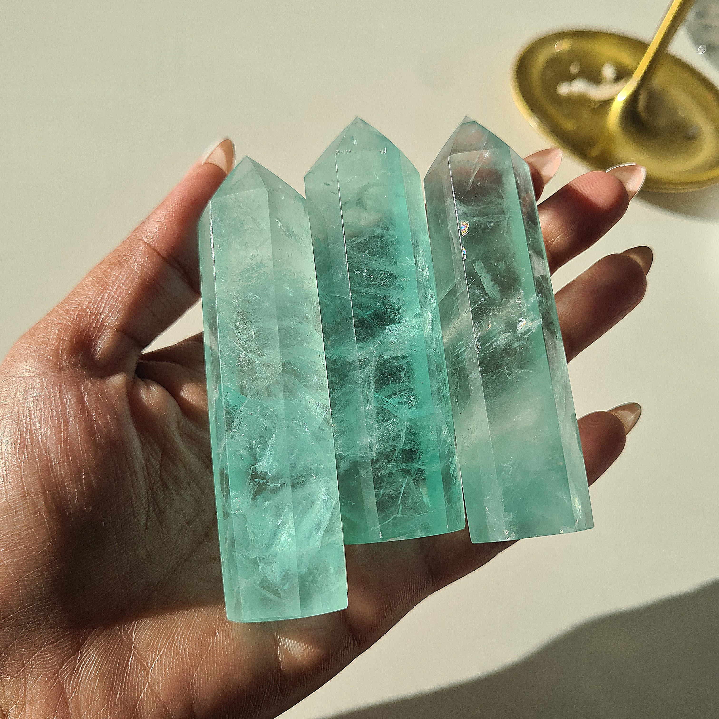 Fluorite Crystal Point | 1 Piece