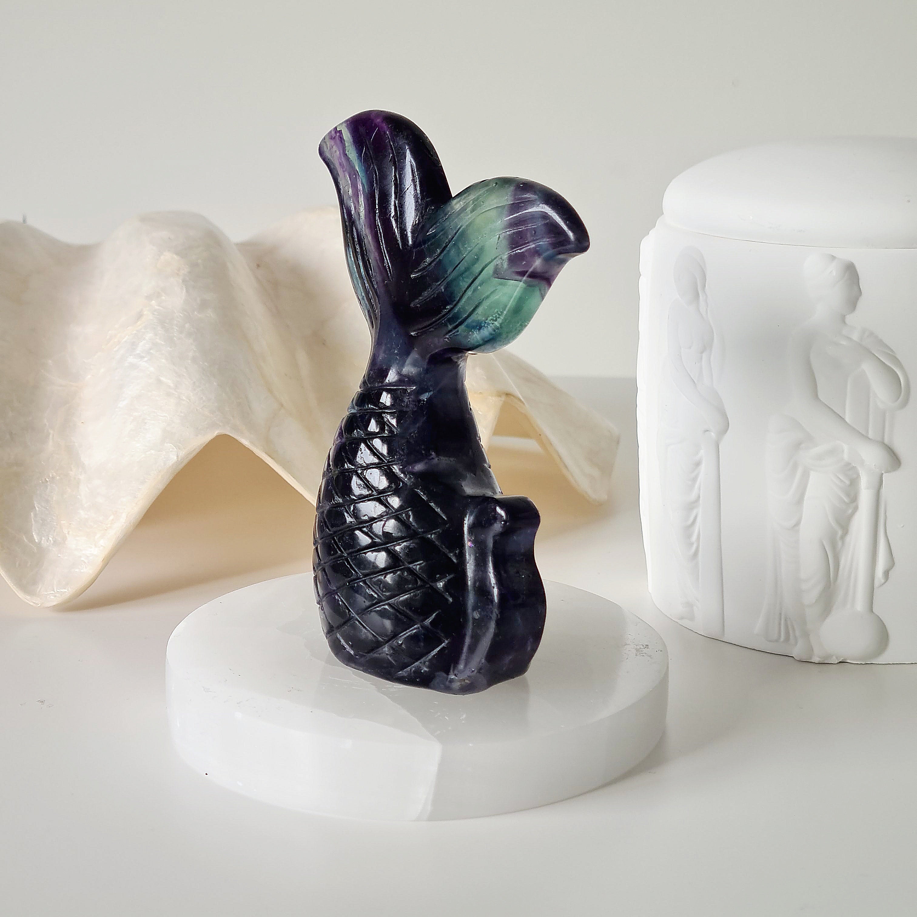 Siren & Mermaid Tail | Fluorite