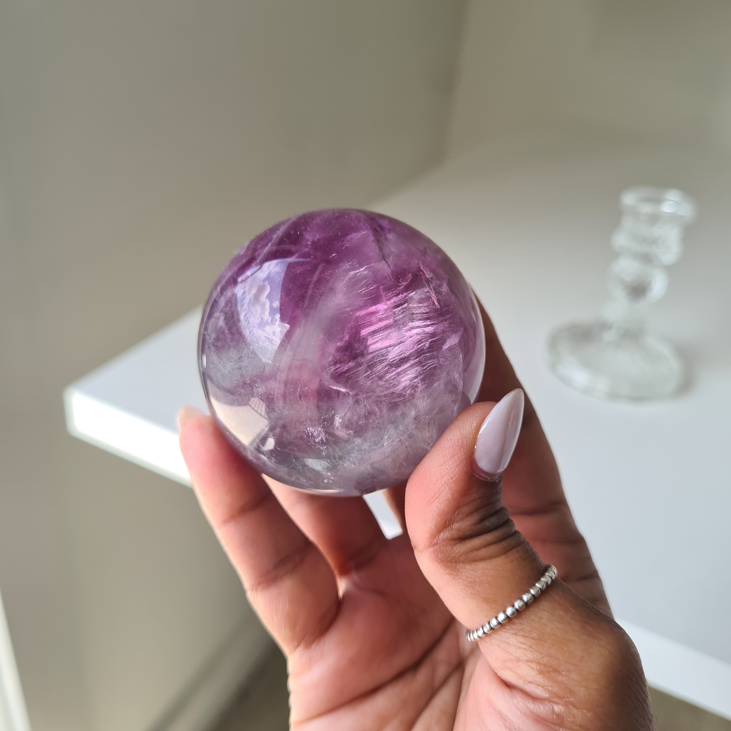 Intergalactic Fluorite with stand | h | 5.4 cm
