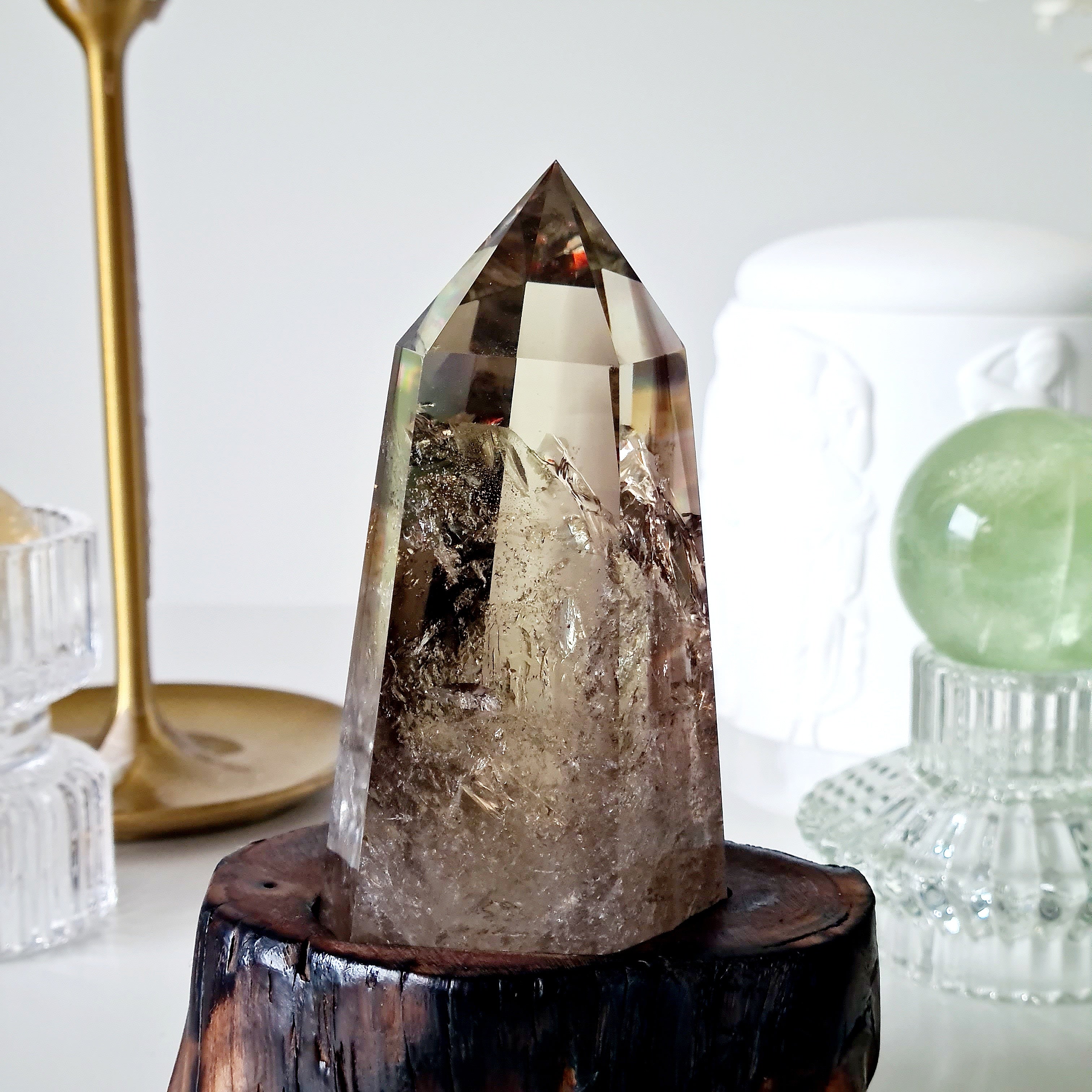 Smokey Citrine Tower | 311 g
