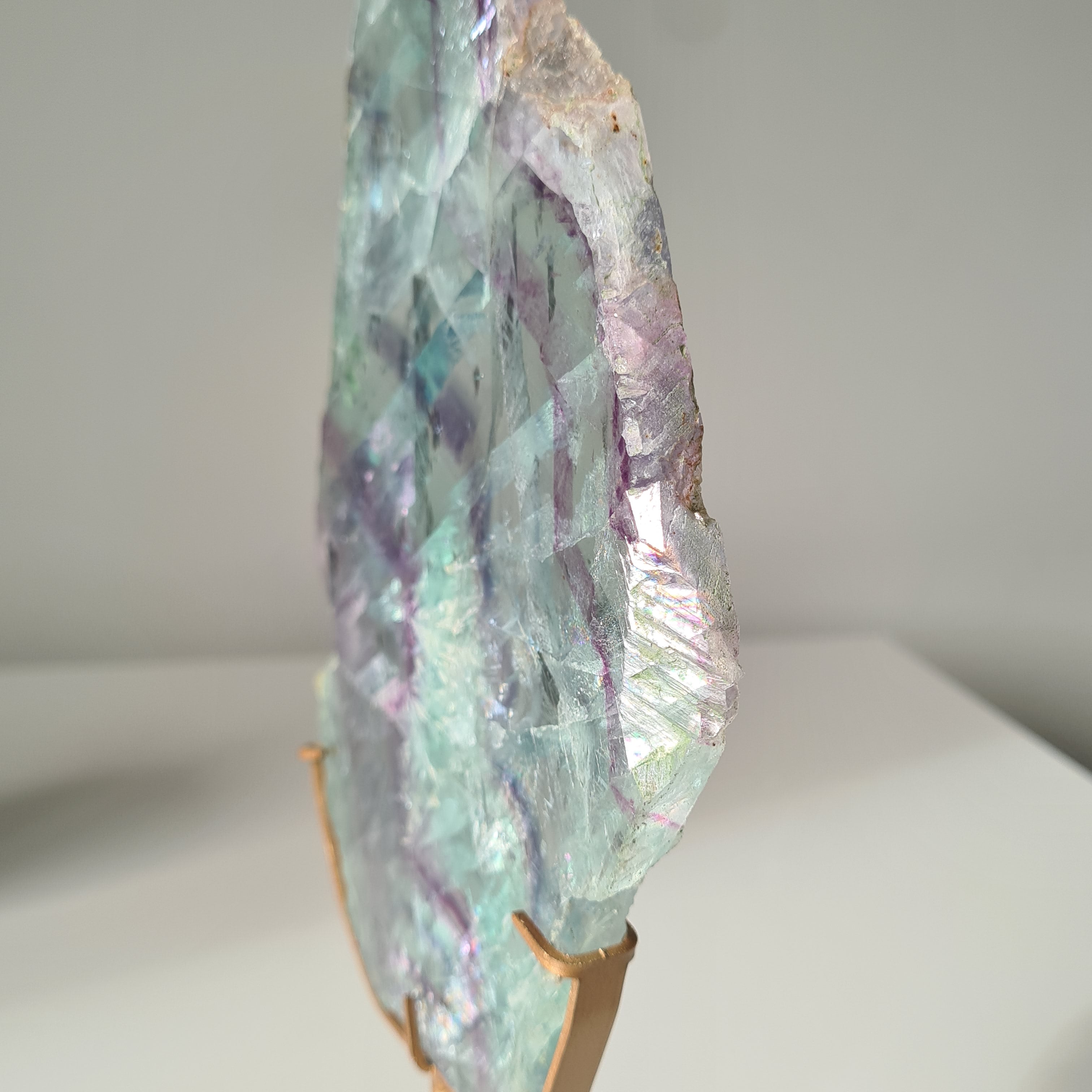 Fluorite Dream Portal On Custom Stand | 33 cm tall with stand
