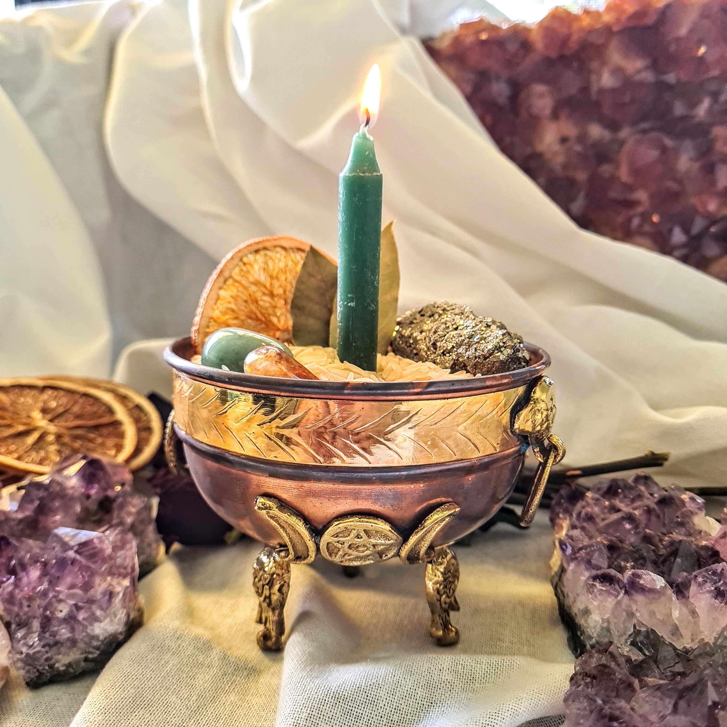 Triple Moon Copper Bowl | Bowl Only