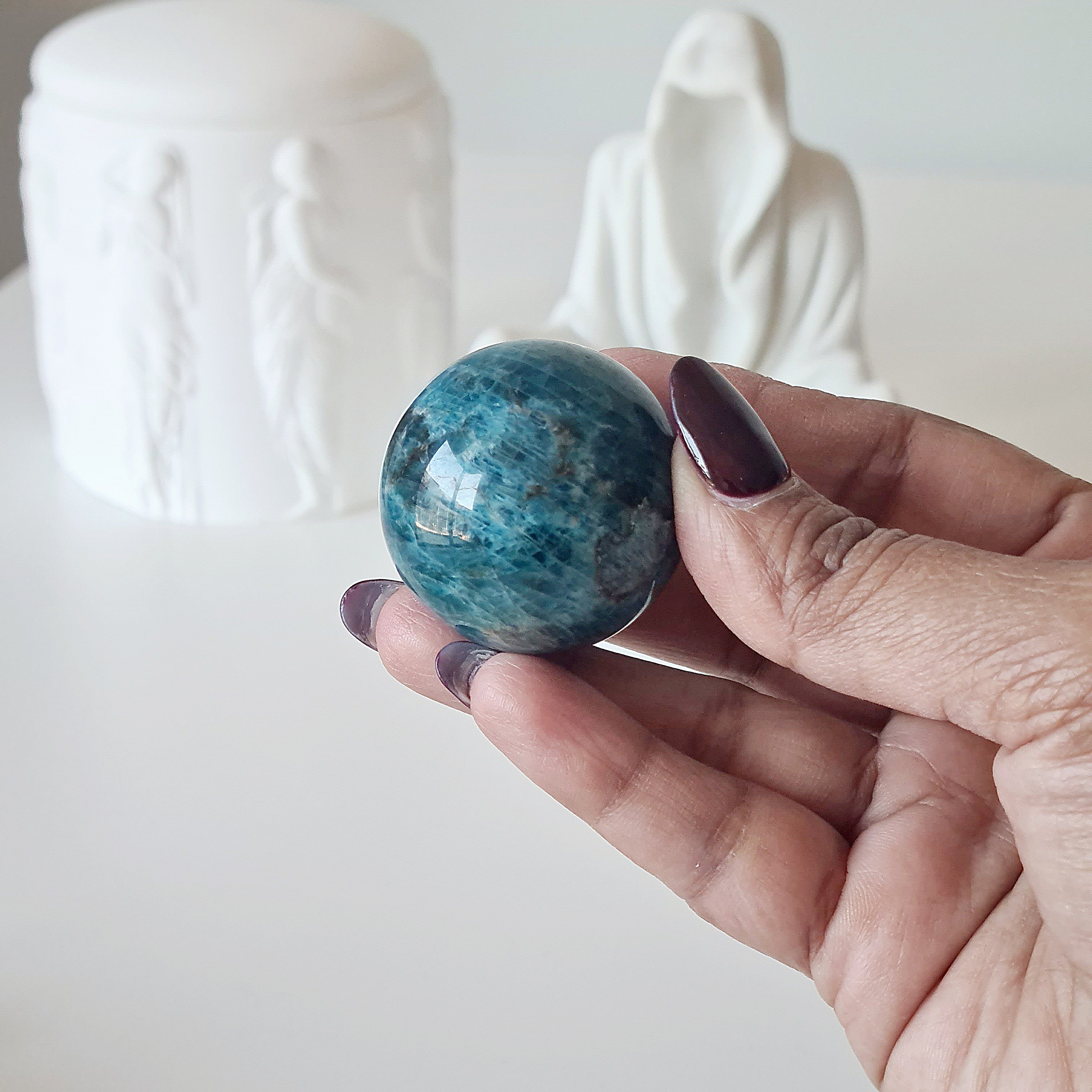Gate Keeper with Blue Apatite Sphere | 3