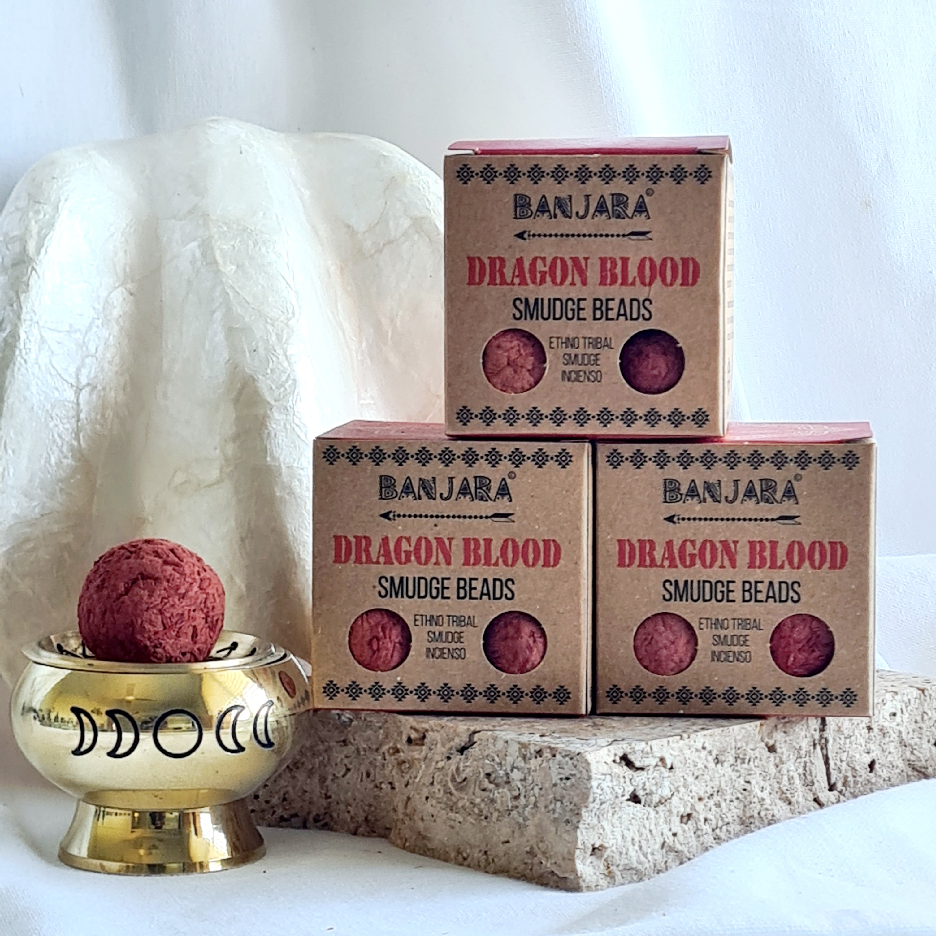Dragon's Blood Smudge Beads | 1 Box