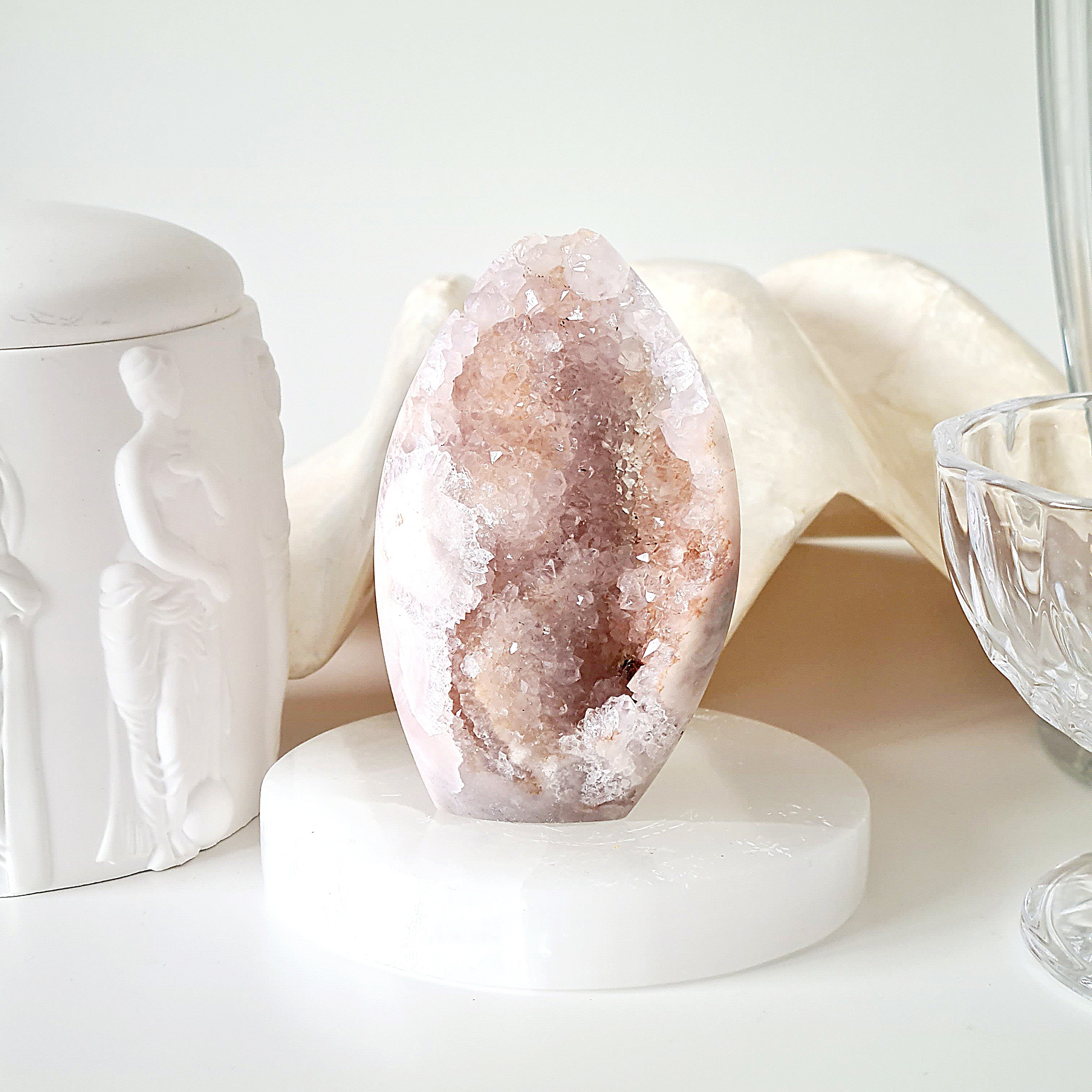 Flower Agate Pink Amethyst | C | 203 g
