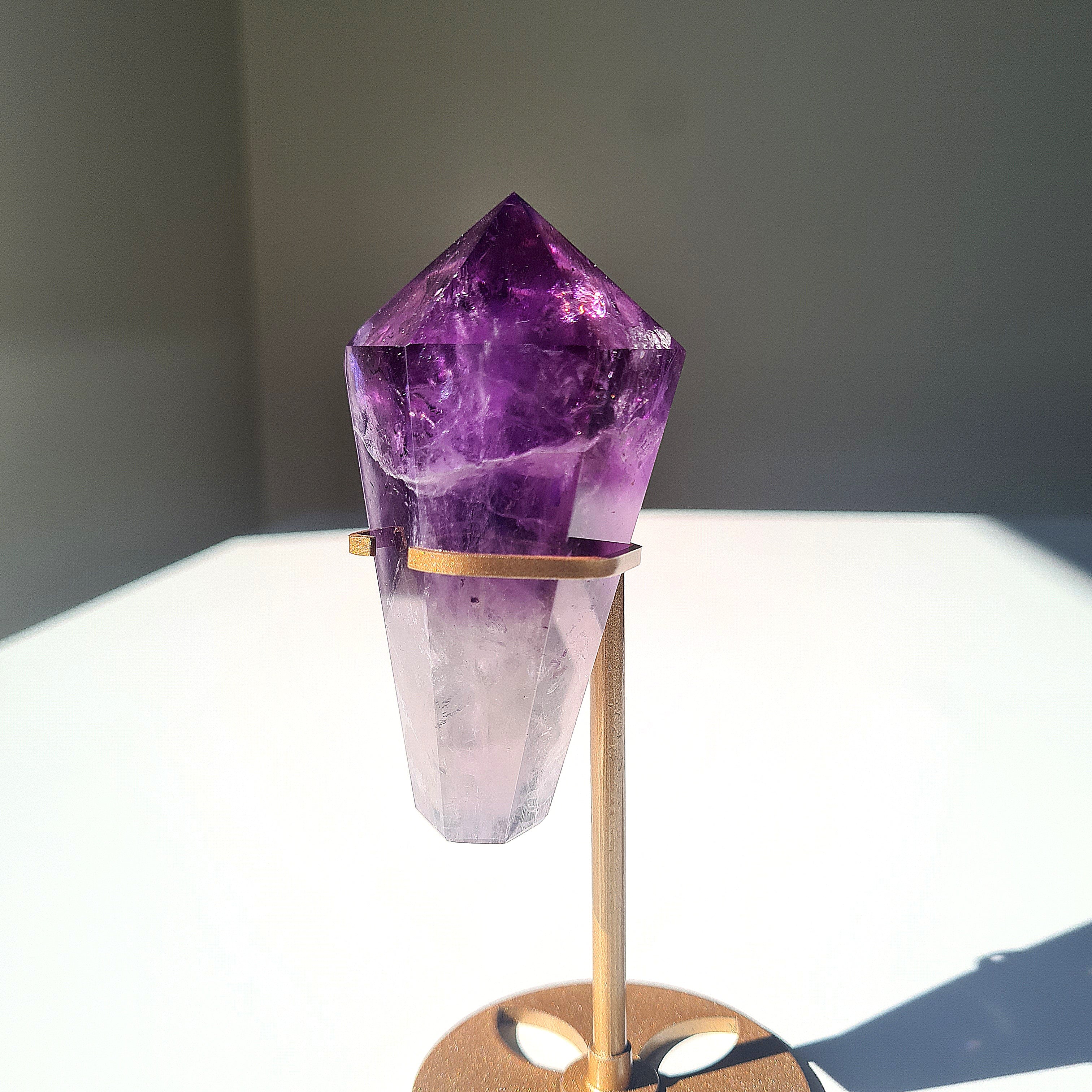 Amethyst Crystal Fairy Wand π§ββοΈ | Custom Stand | Piece A