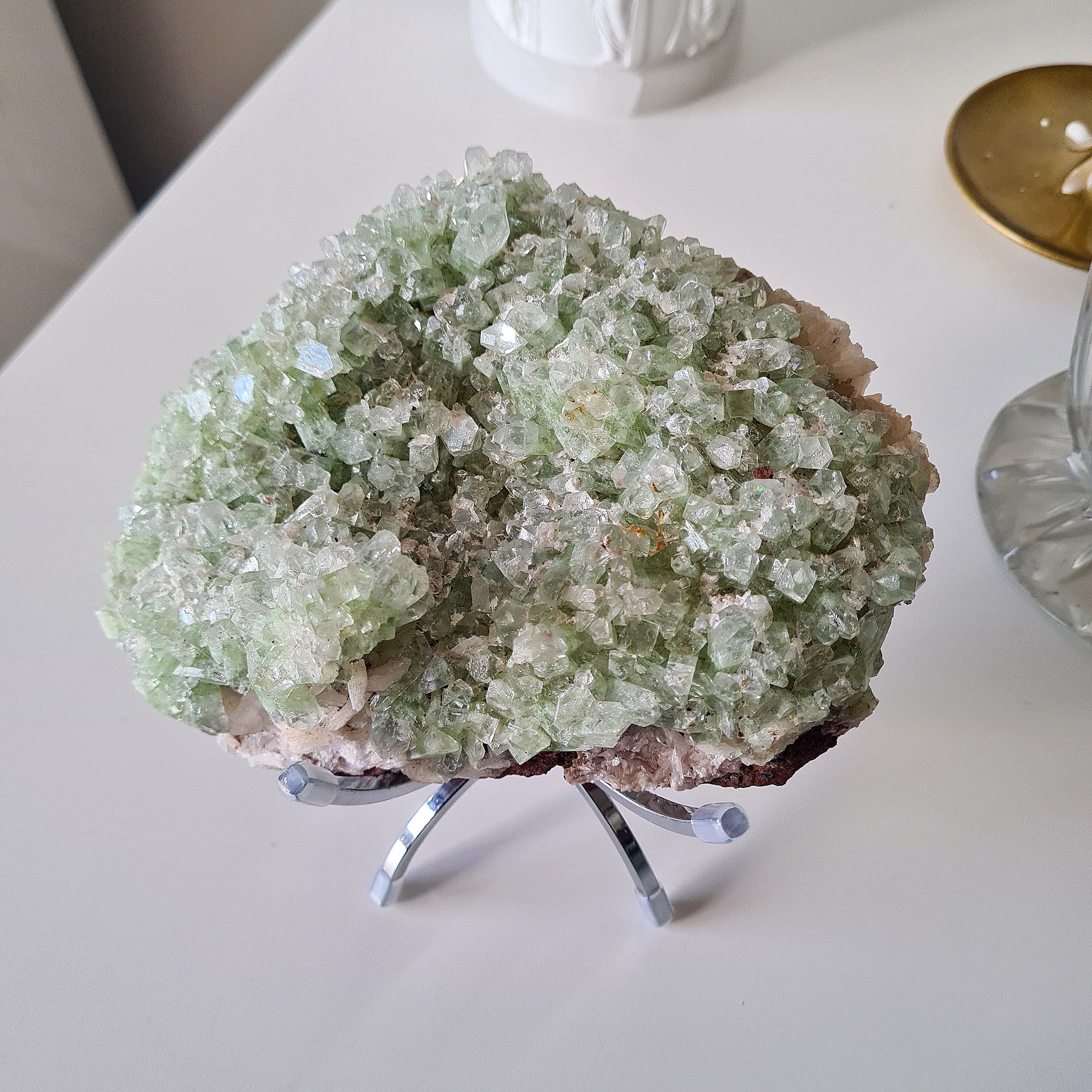 Green Apophyllite Specimen | FRAGILE | 778 g