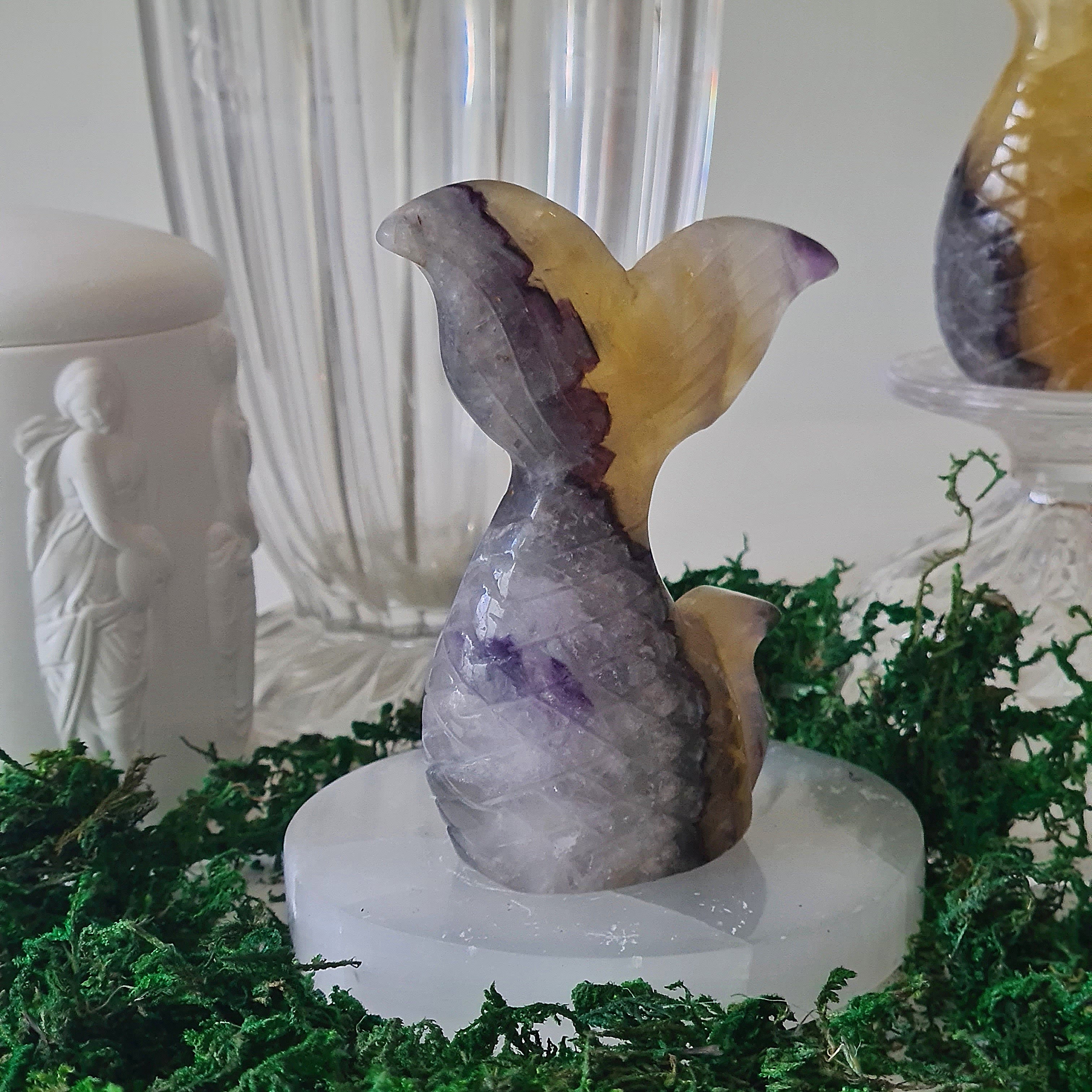 Siren & Mermaid Tail | Fluorite