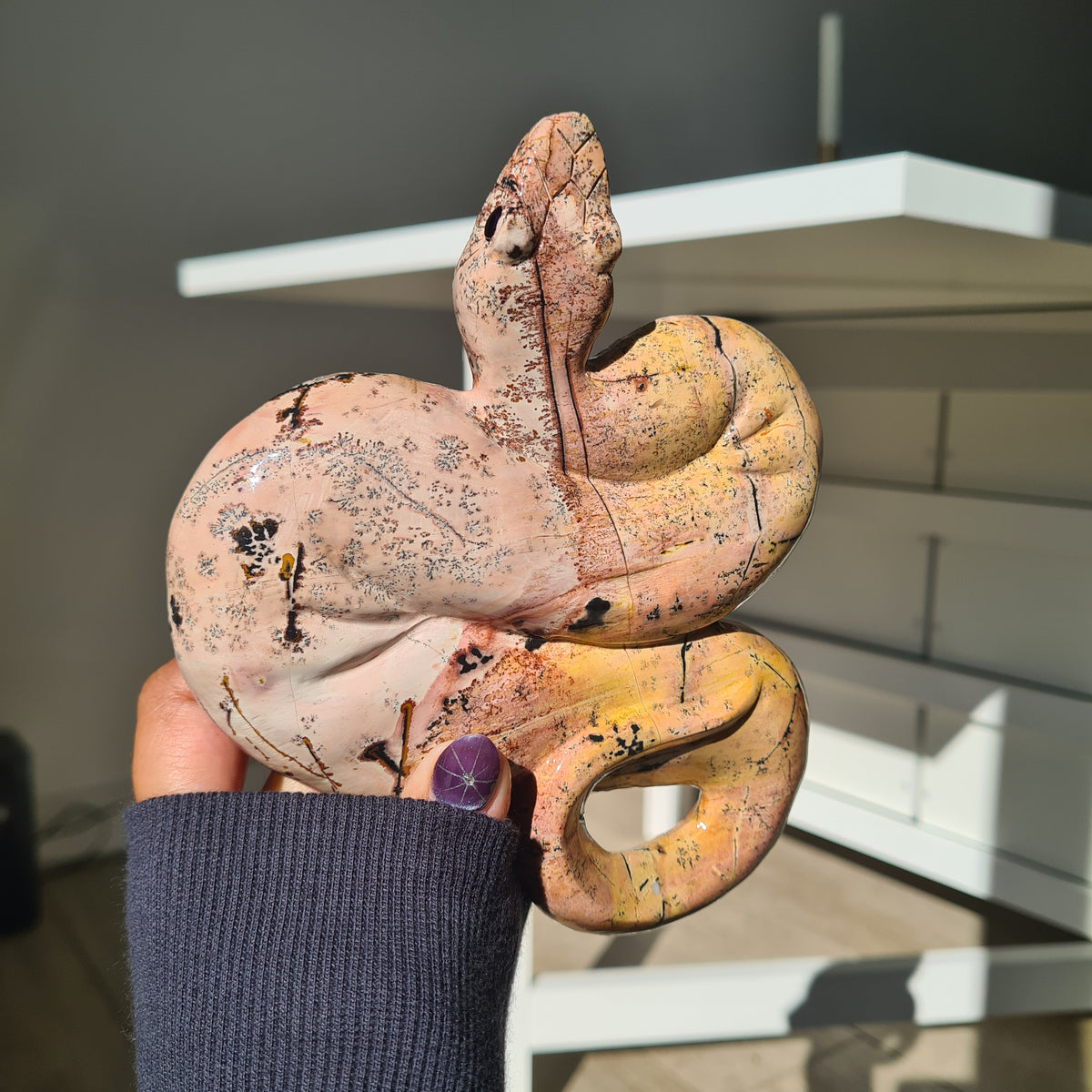 Picture Jasper Serpent | A | 538 g | 16 cm