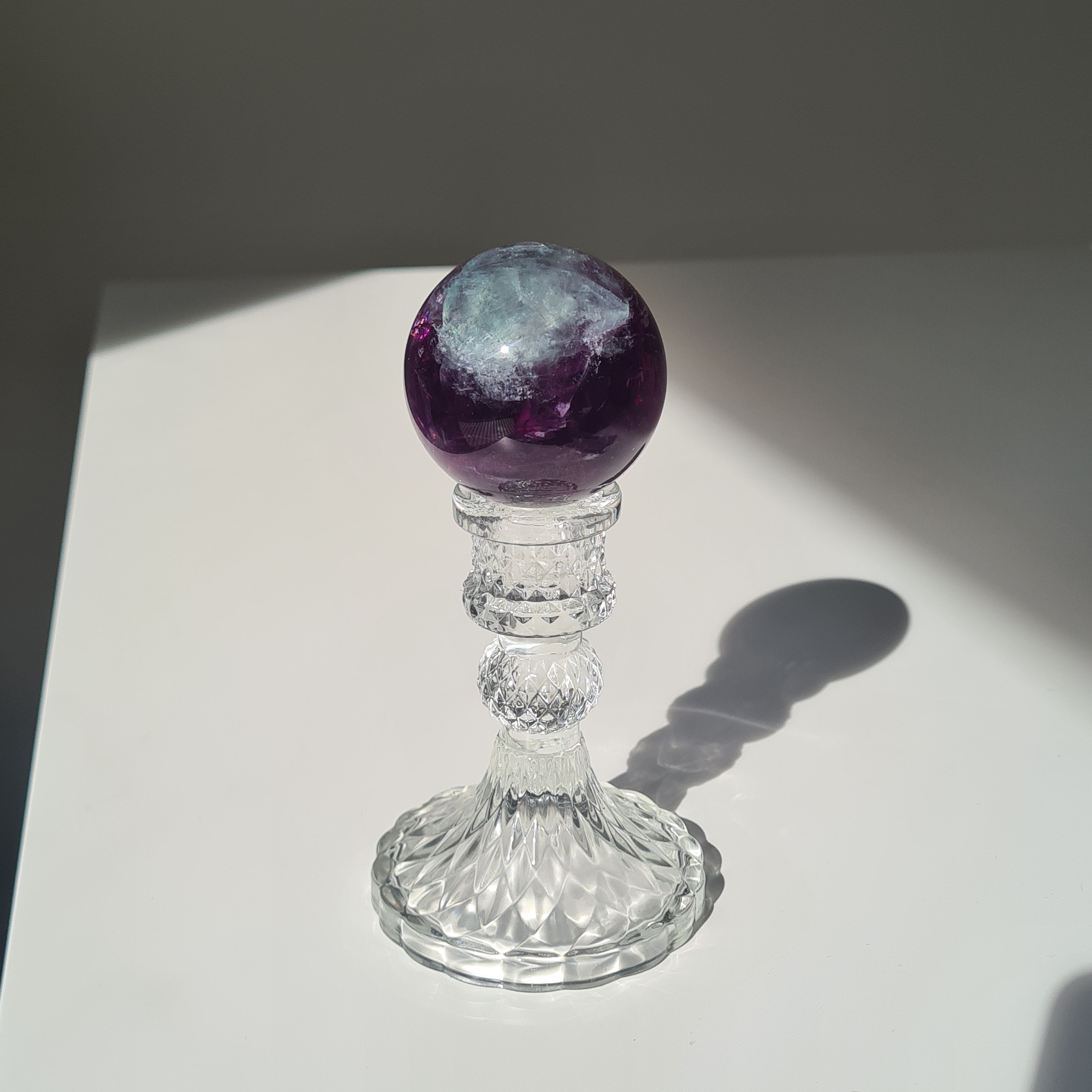 Intergalactic Fluorite with stand | F | 260 g | 5.4 cm
