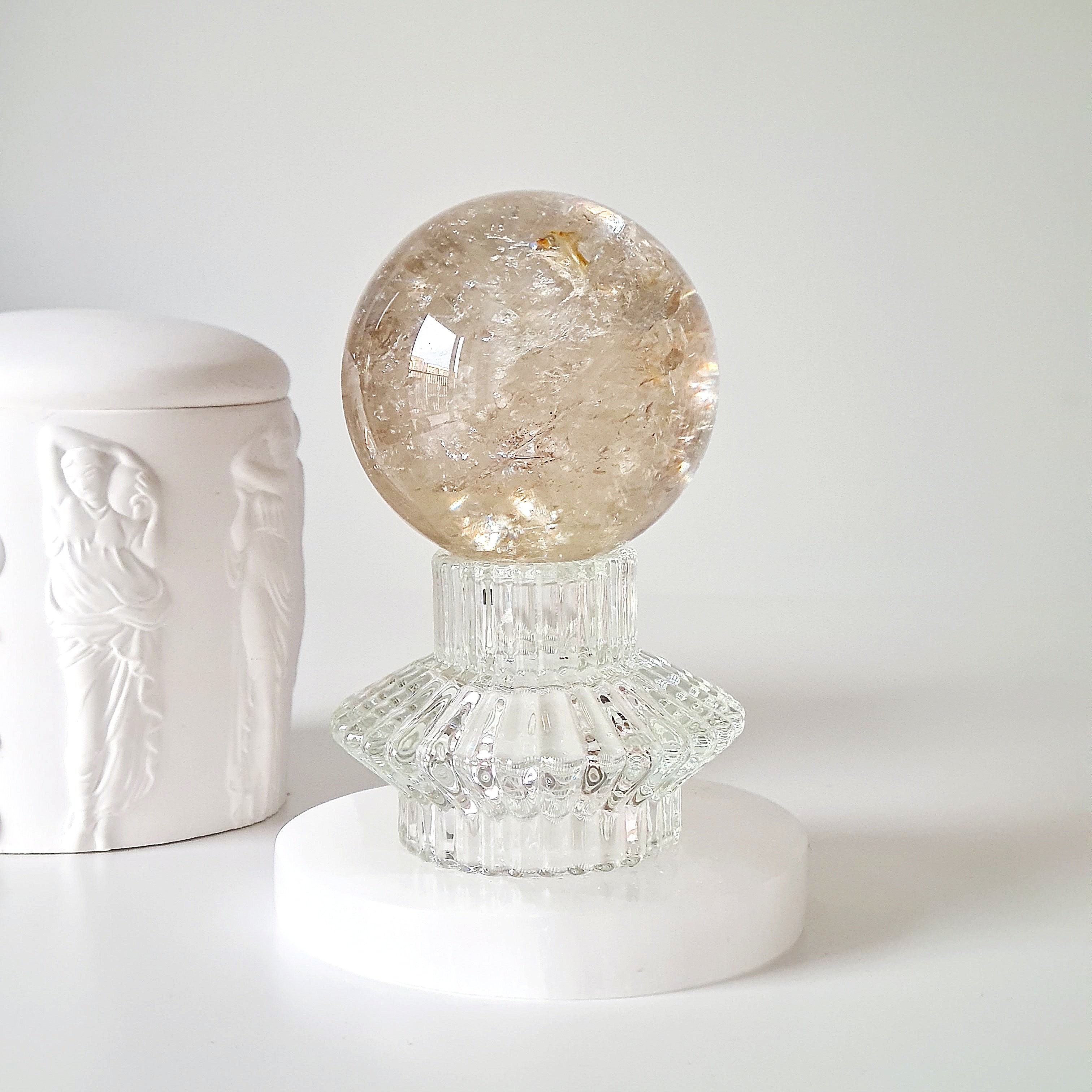 Citrine Sphere with stand | 489 g