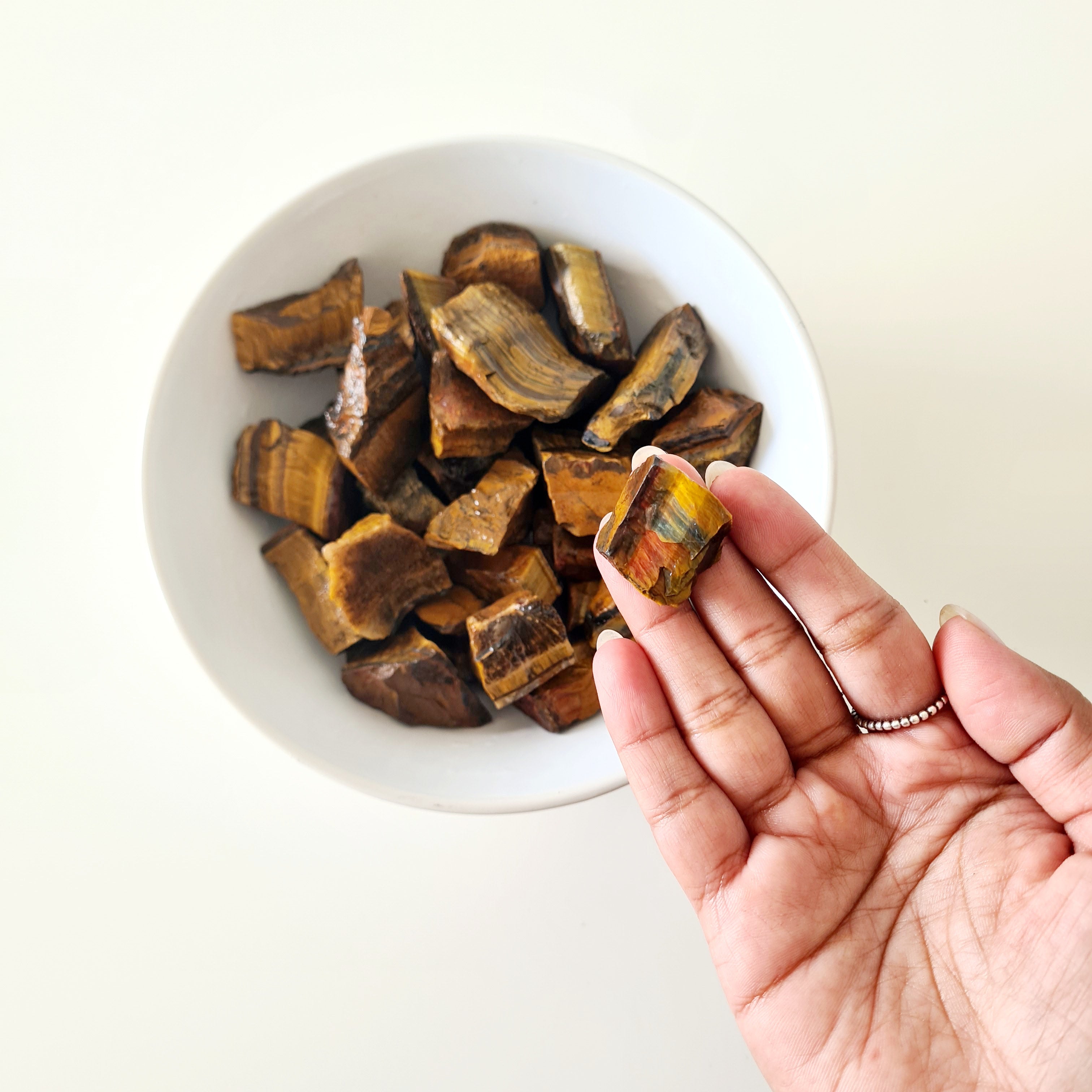 Tiger's Eye Raw | 1 Piece | Tiny