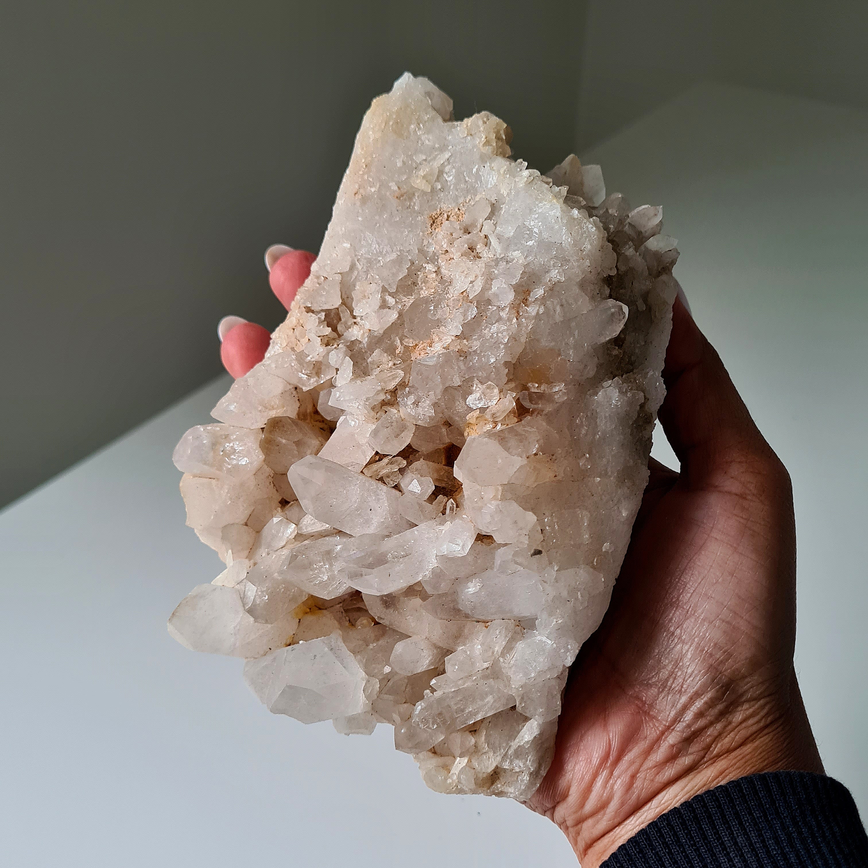 Earthy Clear Quartz Cluster | B