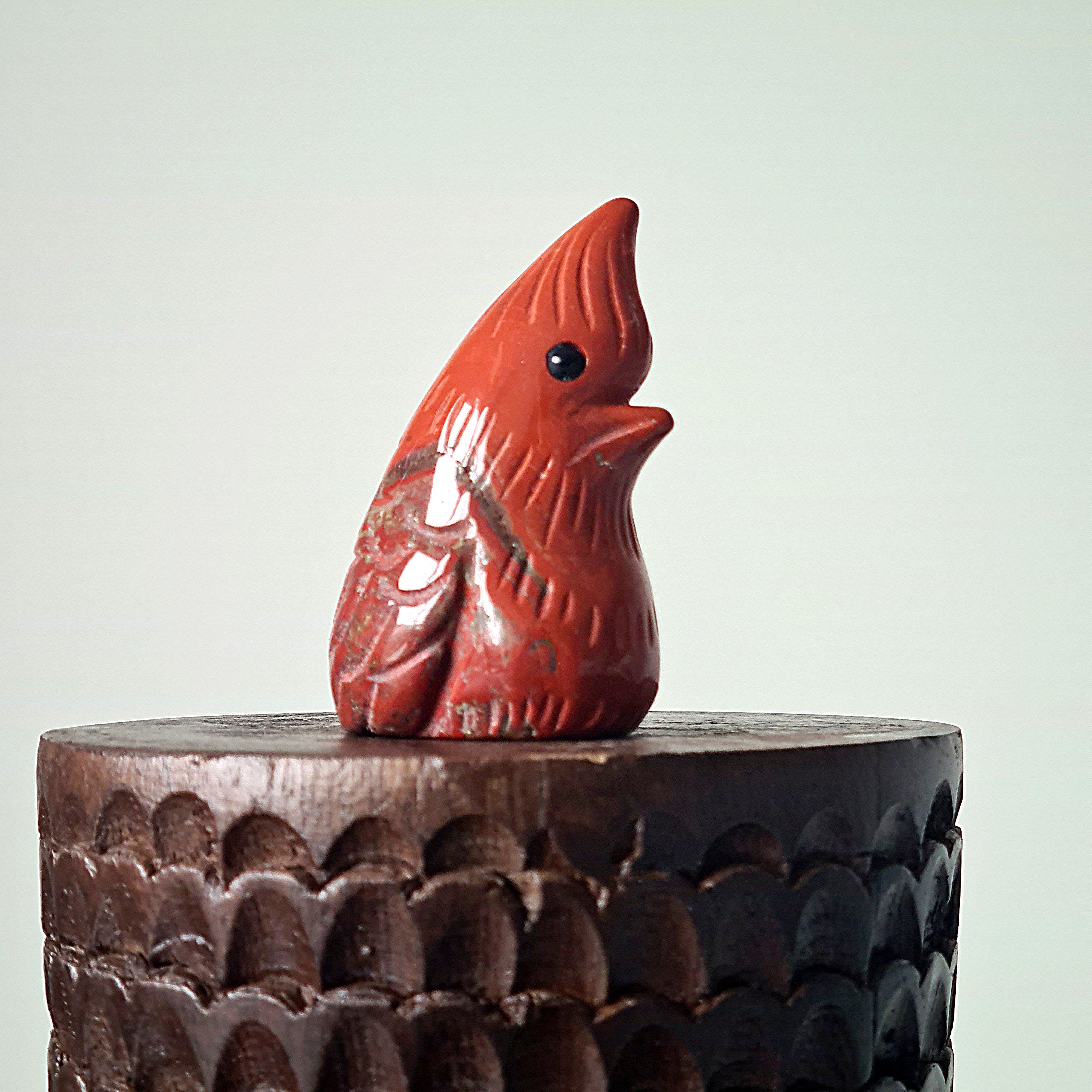 Red Jasper Cardinal | A | 6 cm tall