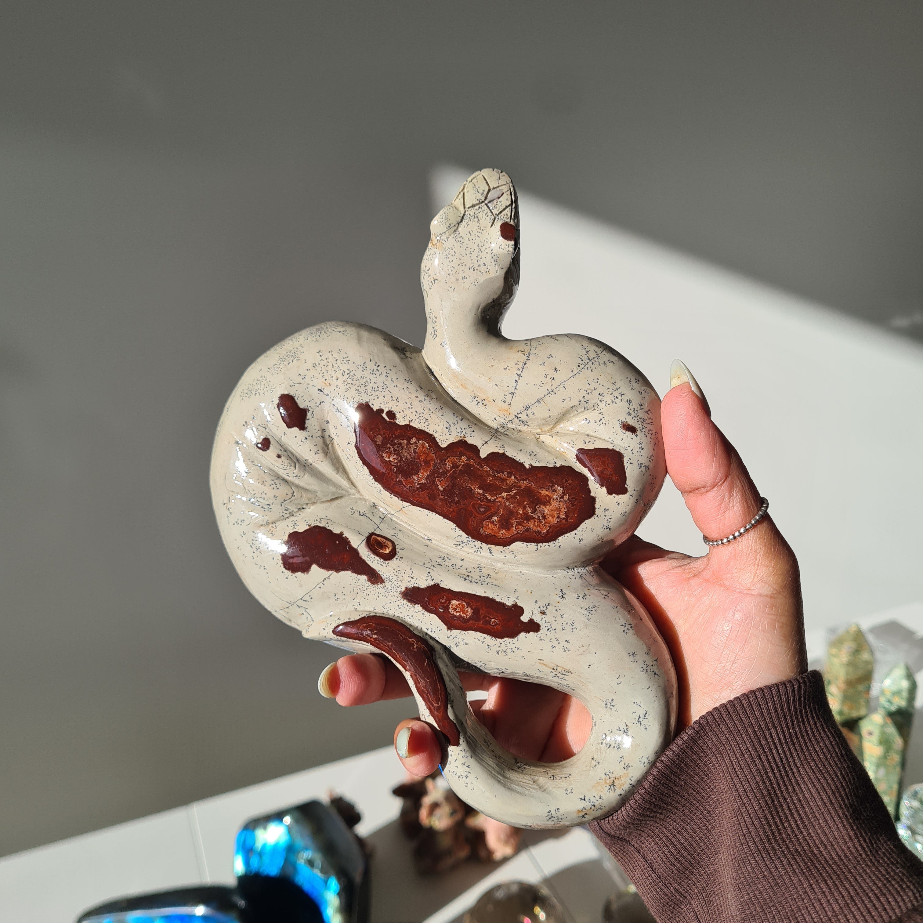 Jasper Serpent | 680 g | 17 cm