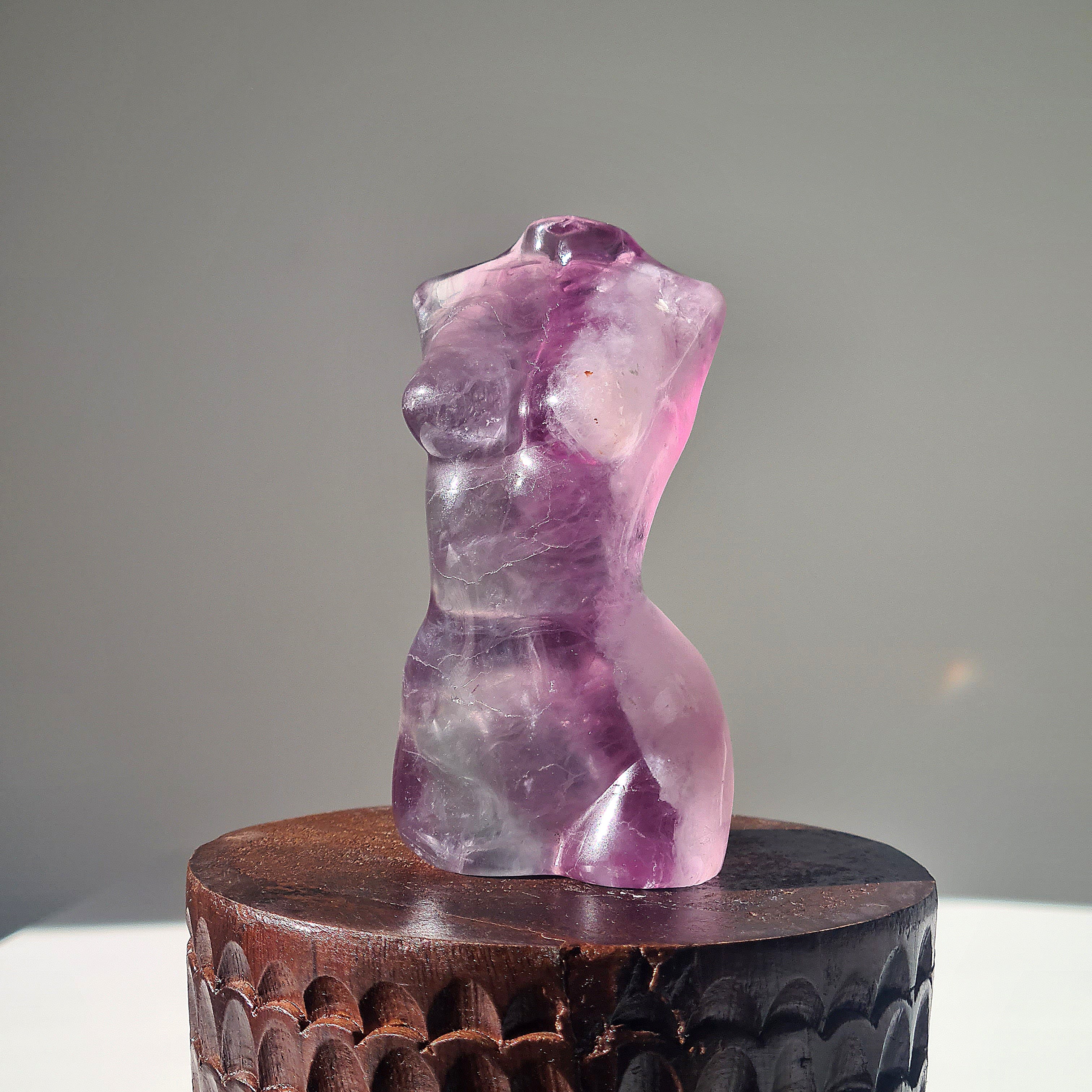 Fluorite Crystal Goddess | B | 330 g