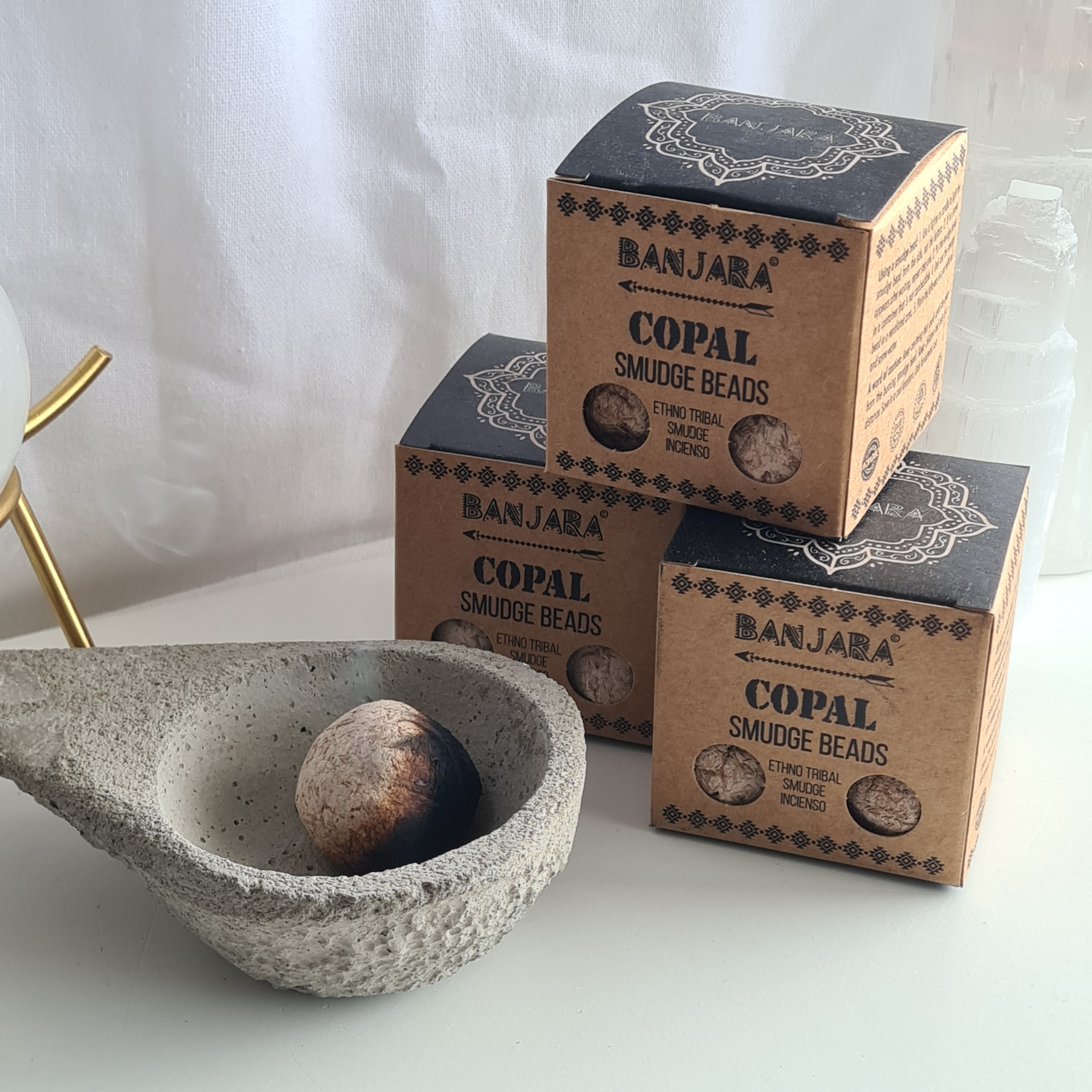 Copal Smudge Beads