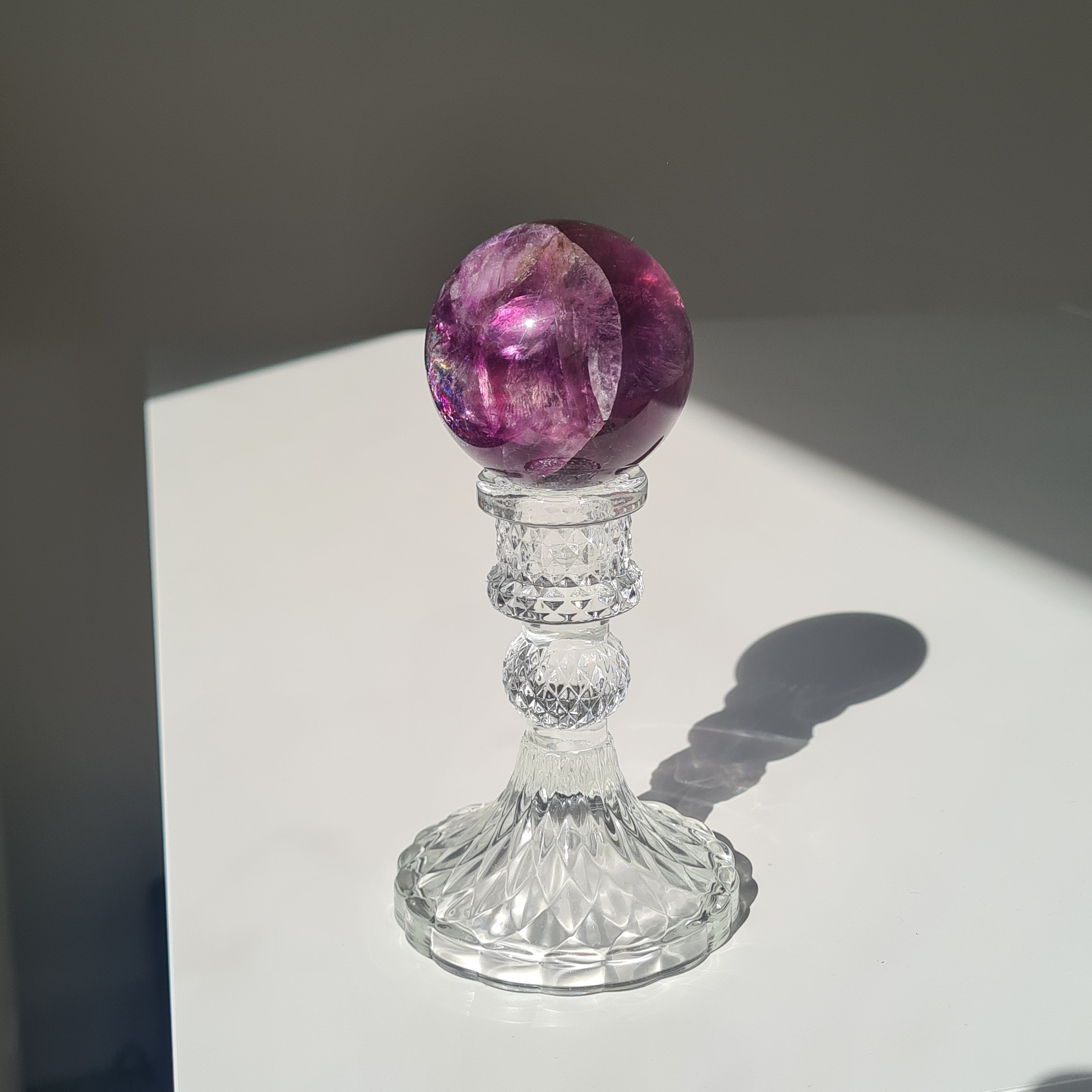 Intergalactic Fluorite with stand | D | 273 g | 5.4 cm
