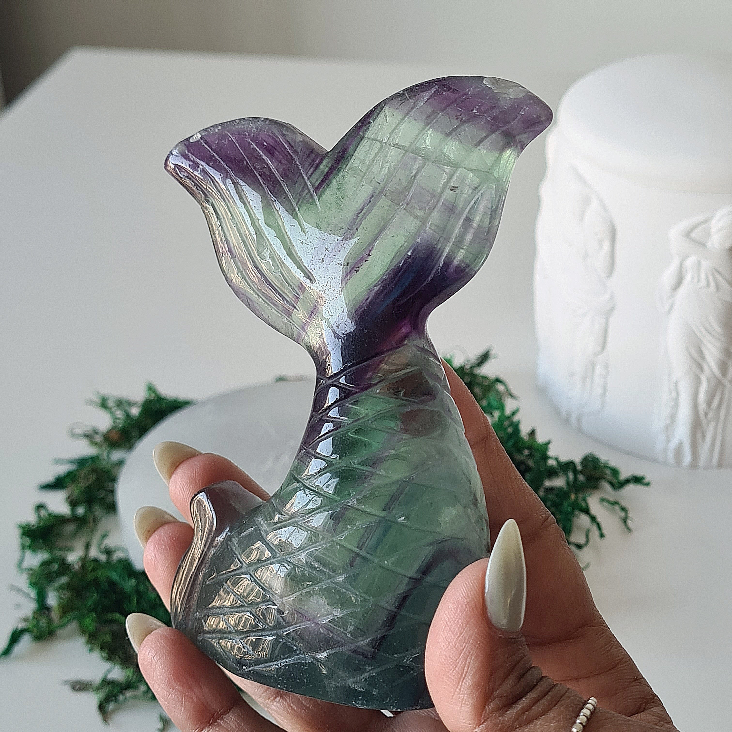 Siren & Mermaid Tail | 2 | Fluorite
