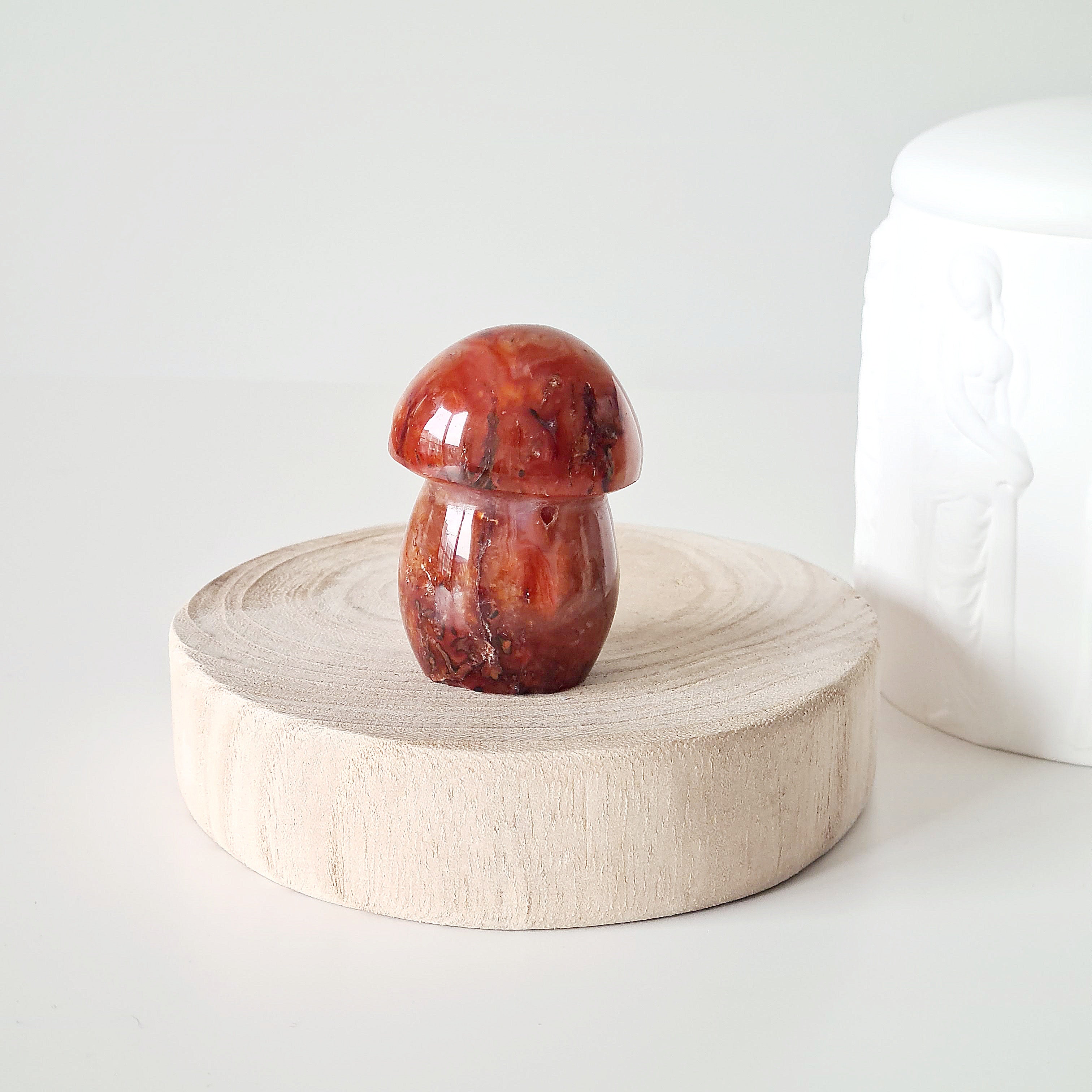 Carnelian Mushroom π | Forest Fae Collection | 98 g
