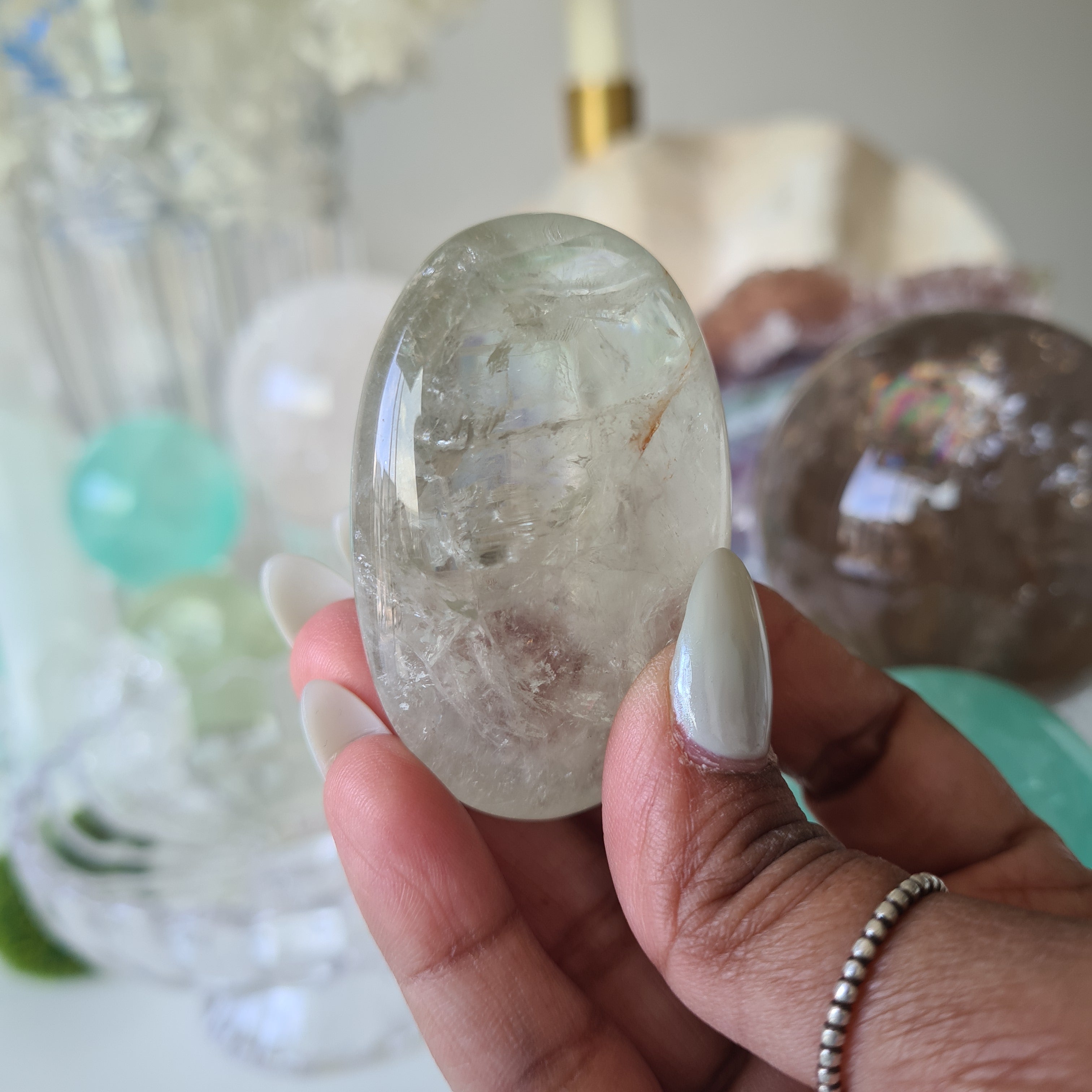 Green Amethyst | Prasiolite | Palm | G16