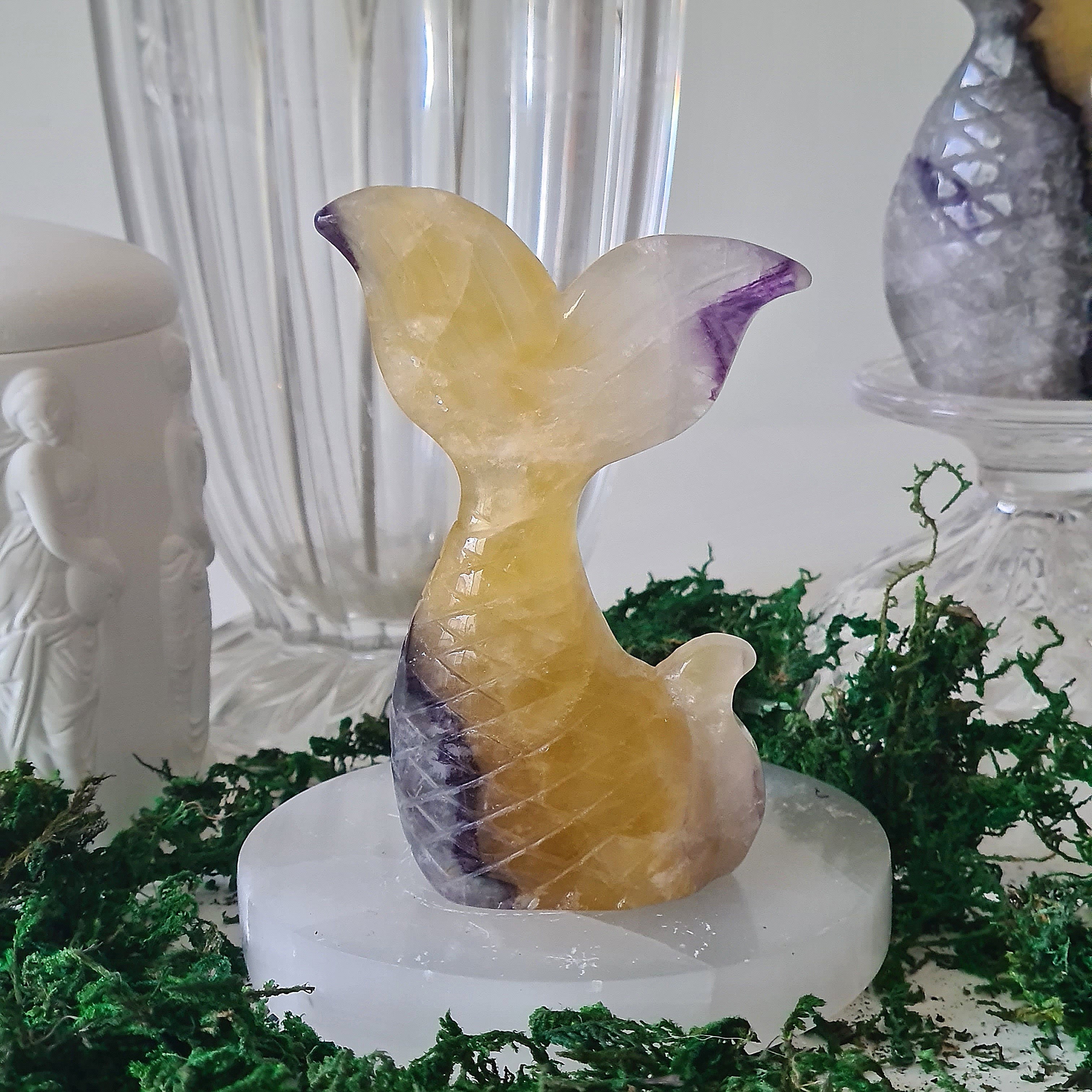 Siren & Mermaid Tail | Fluorite