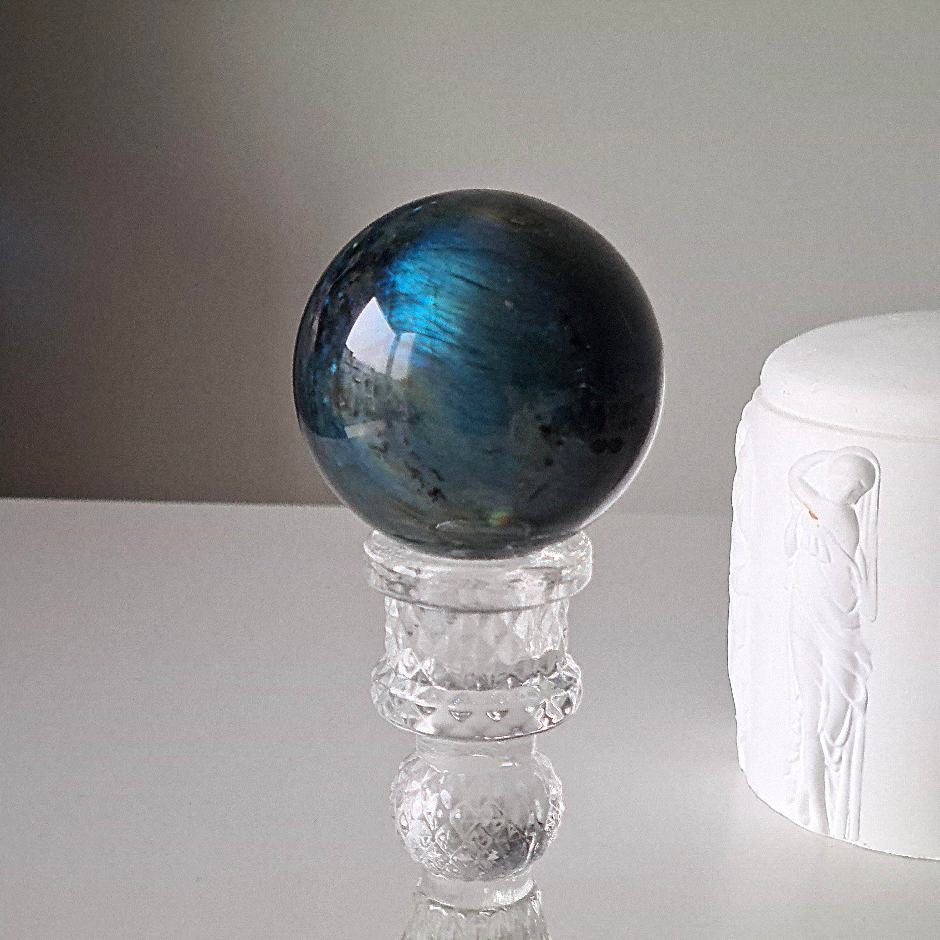 Labradorite Sphere With Stand | D