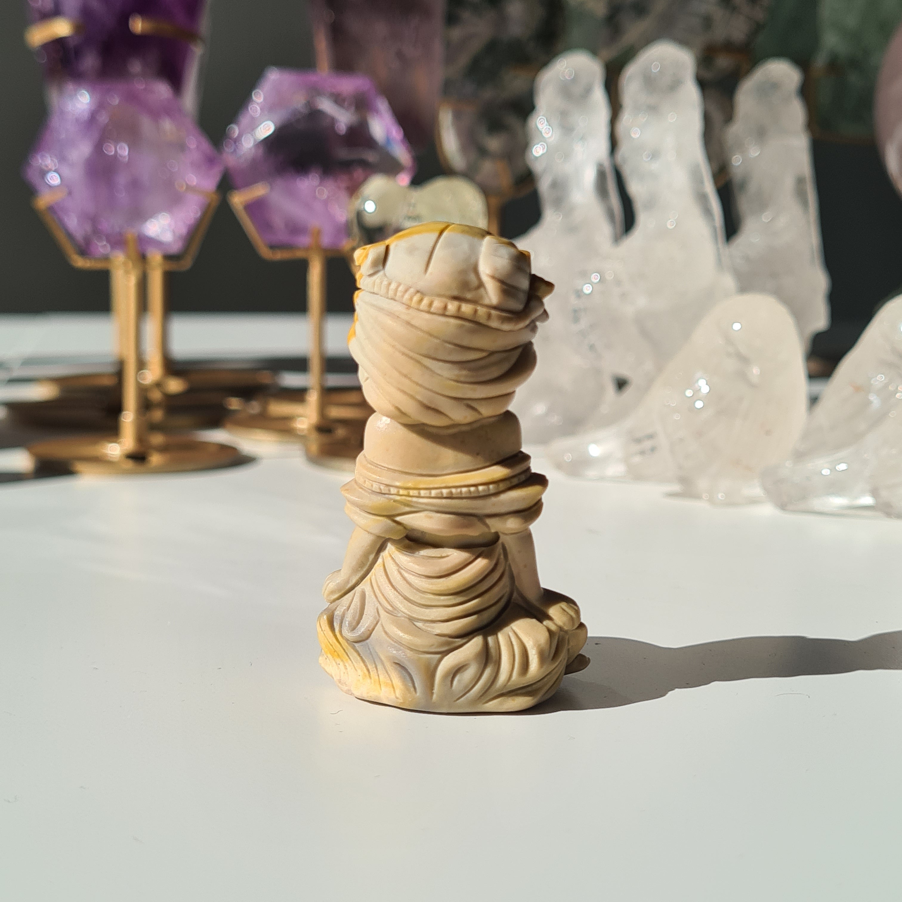 Alashan Agate Princess Carving | Small Size | 5.8 cm