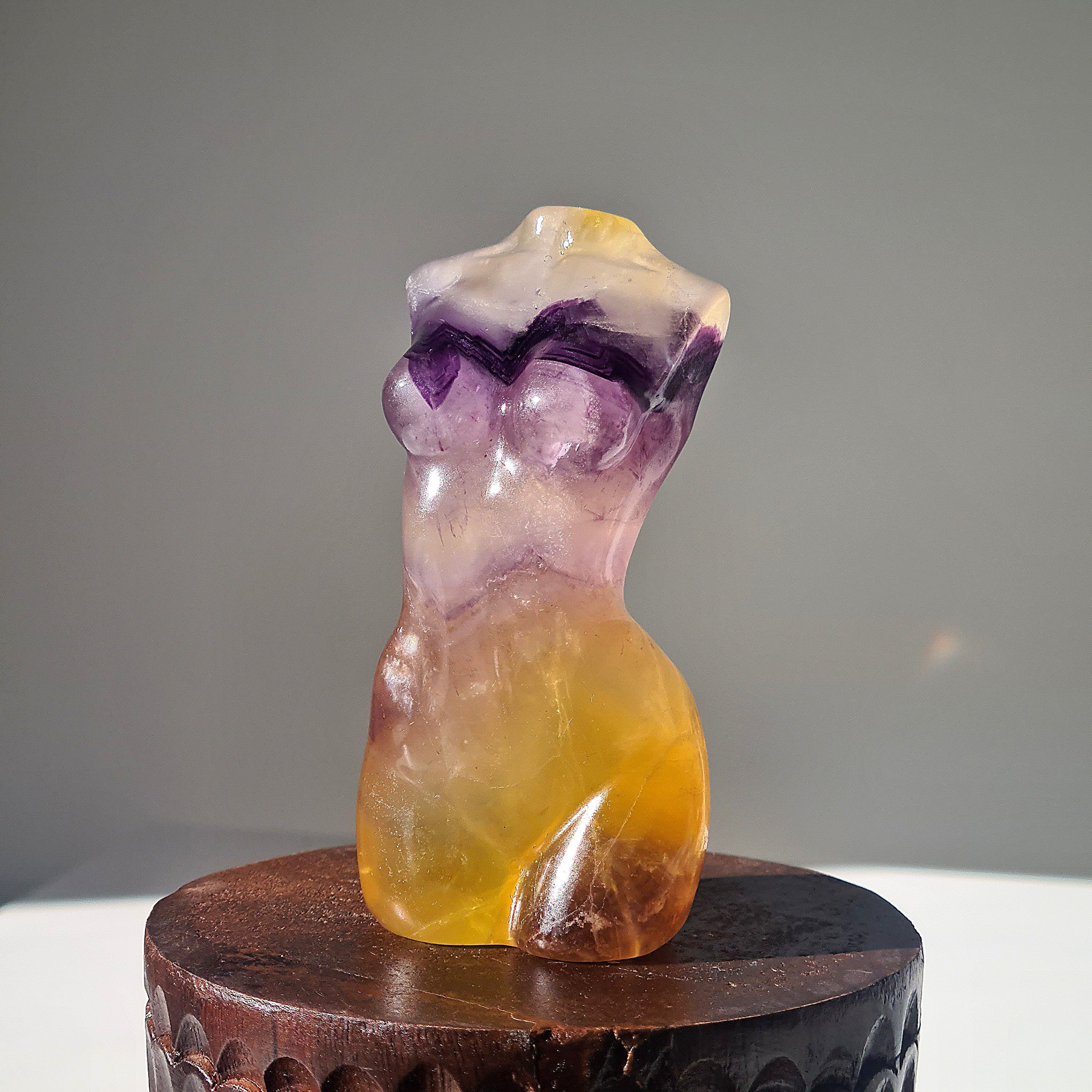 Fluorite Crystal Goddess | C | 340 g