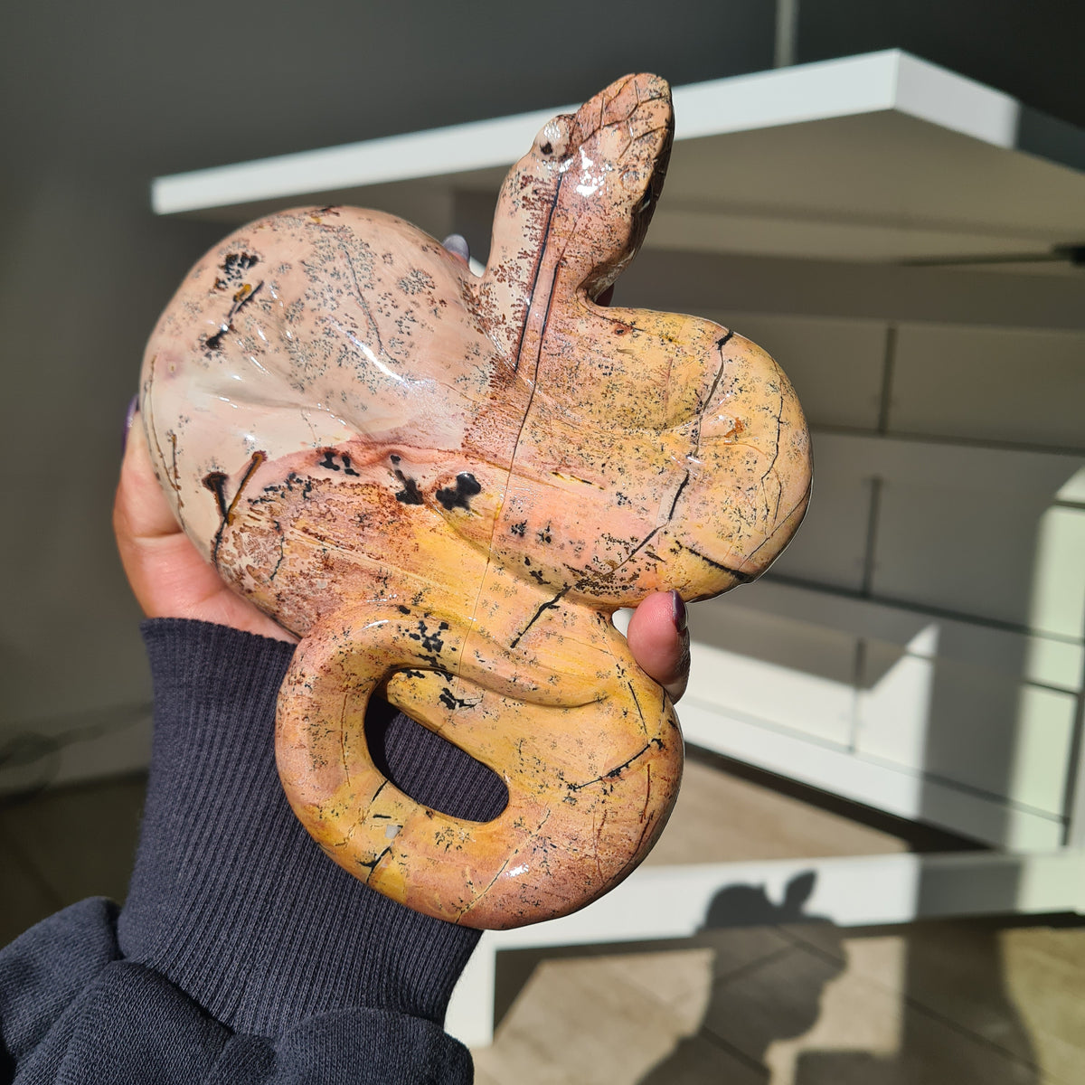 Picture Jasper Serpent | A | 538 g | 16 cm
