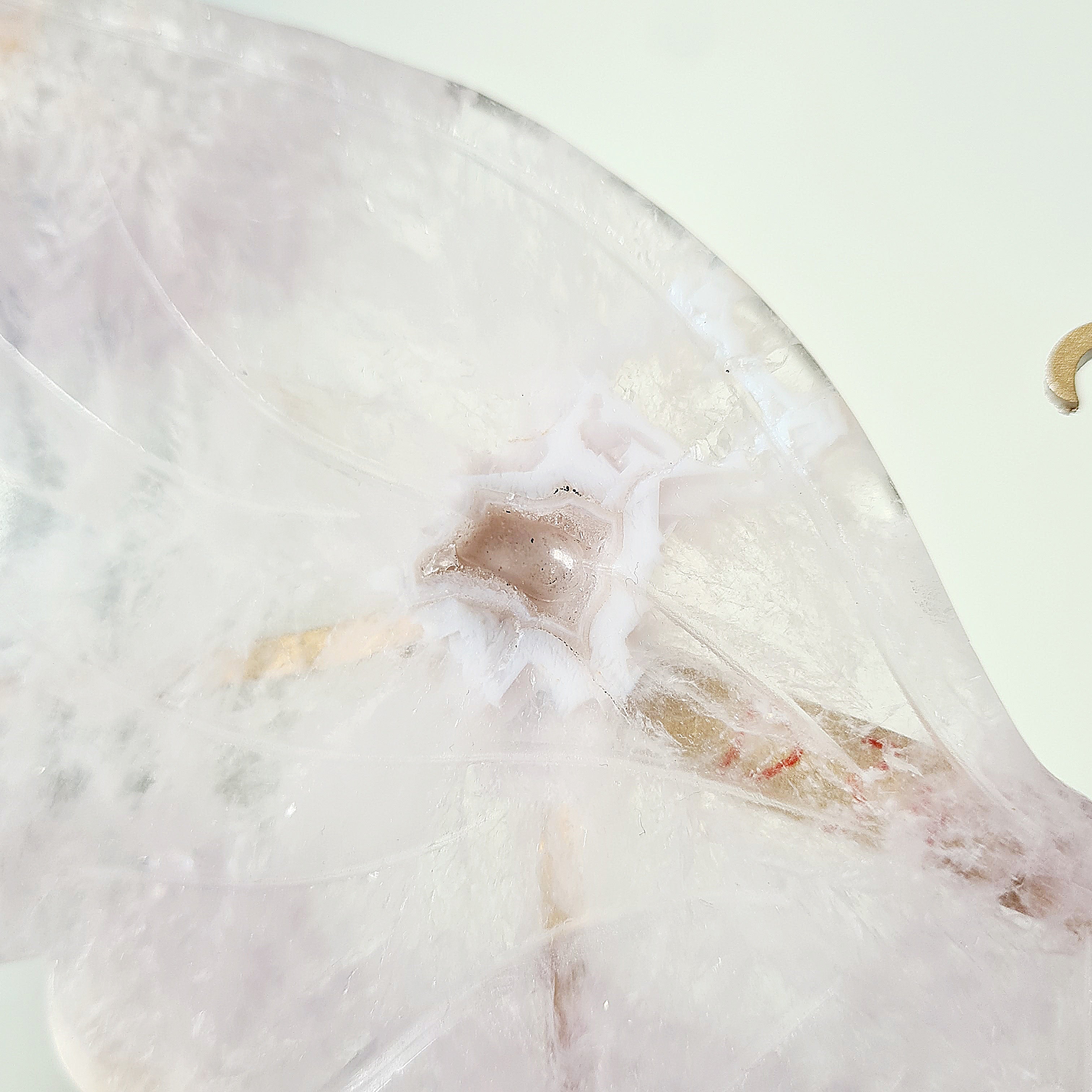 Flower Agate Butterfly π¦ | 24 cm tall with stand